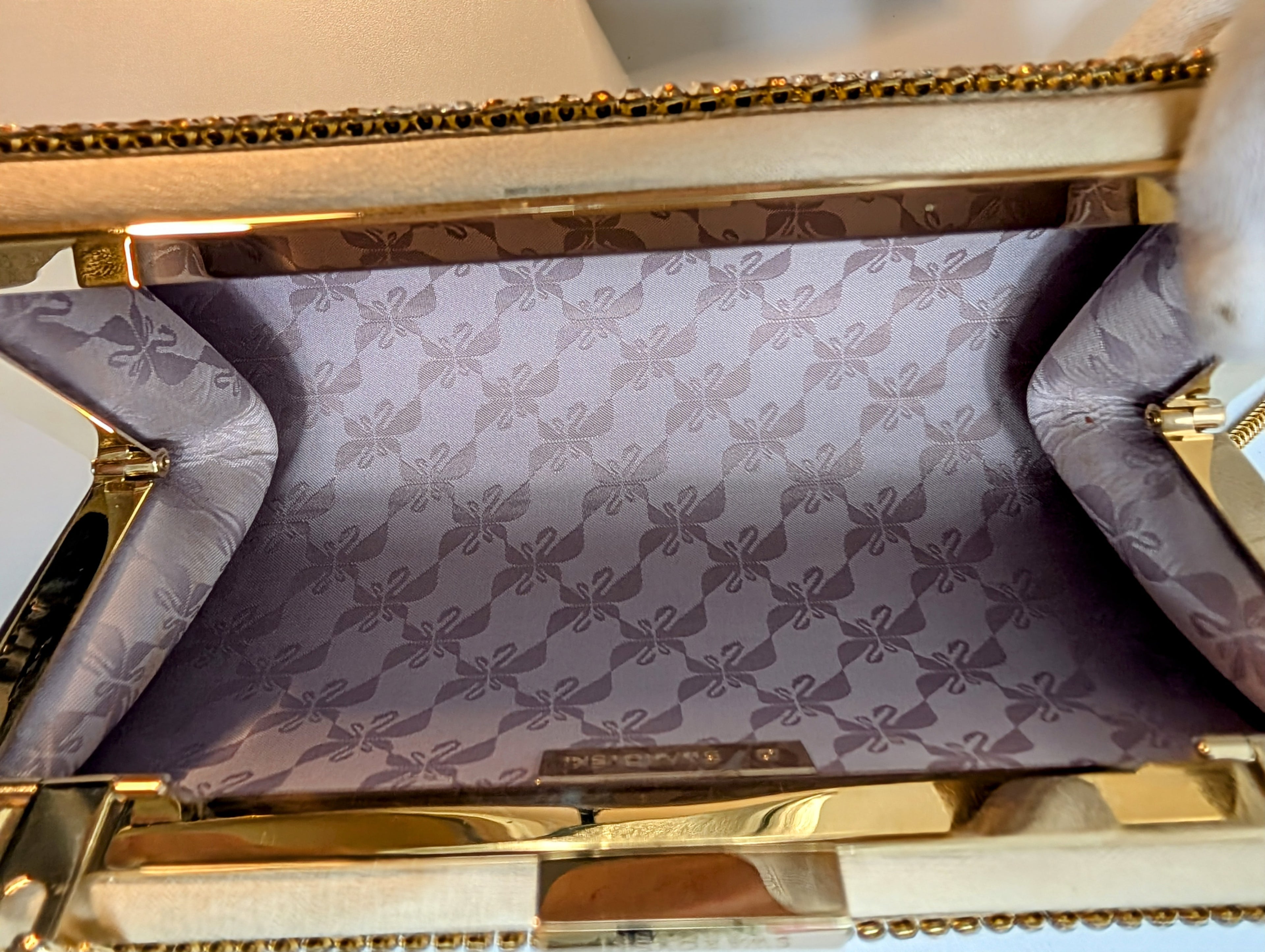 Swarovski Crystal-Encrusted Clutch Bag