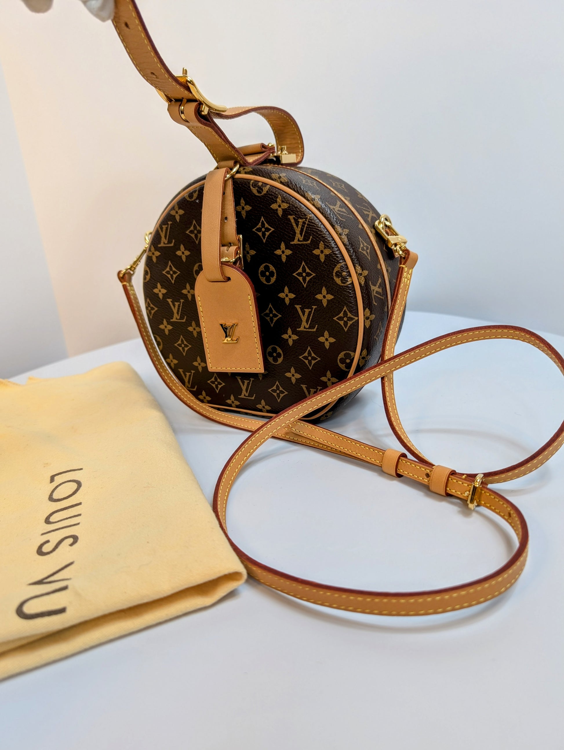 Louis Vuitton Brown Boite Chapeau Souple Bag in Monogram Canvas