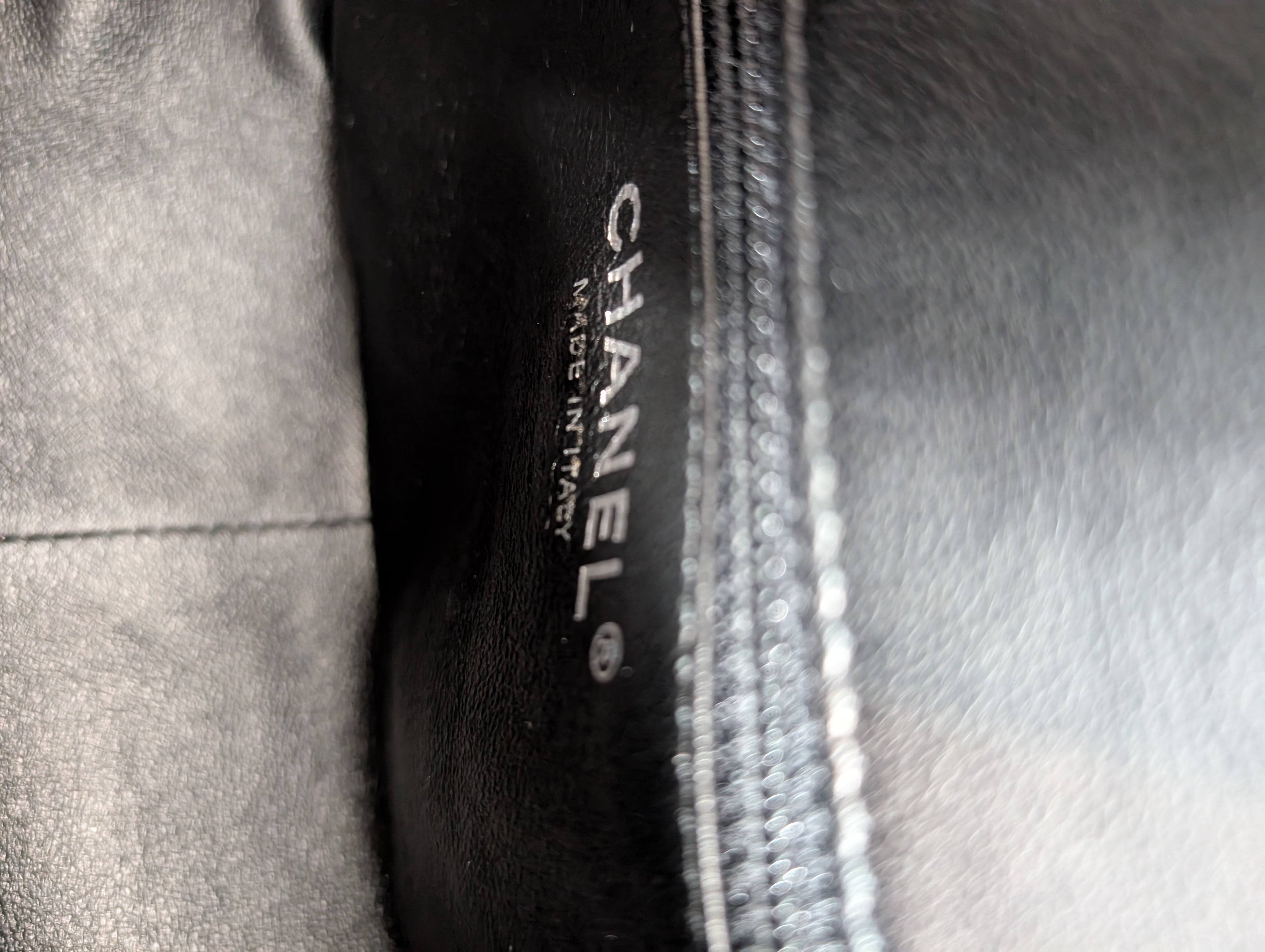 Chanel White and Black Patchwork Round Bottom Tophandle Flap Bag