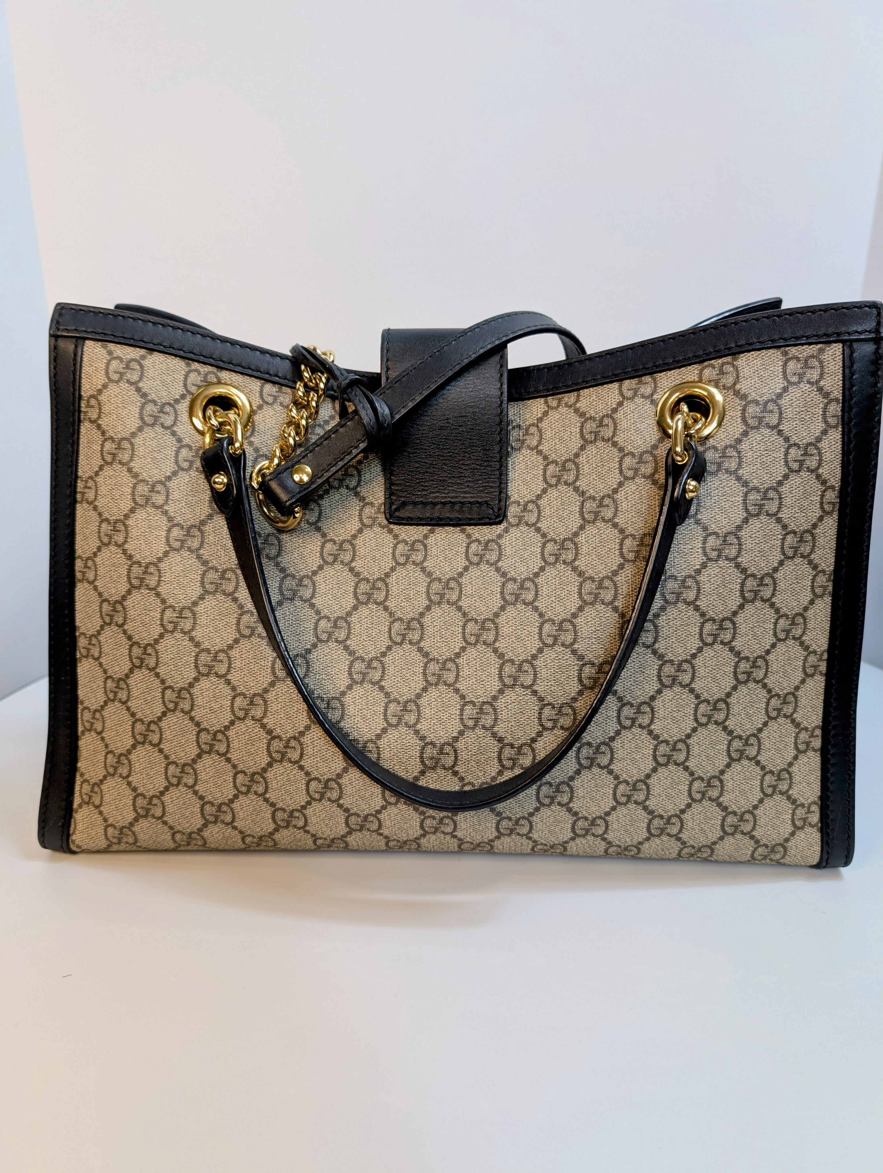 Gucci GG Supreme Padlock Large Tote Bag