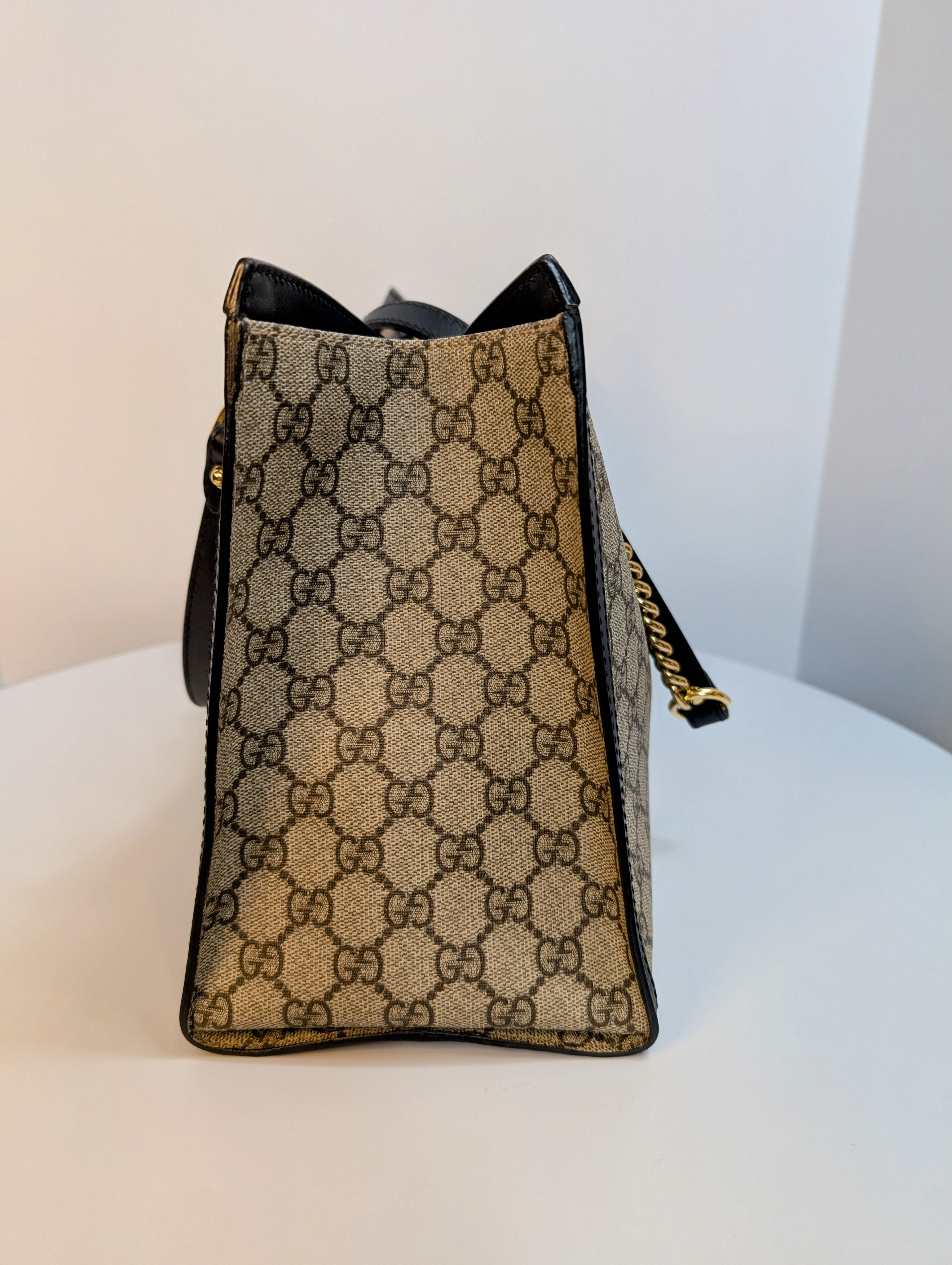 Gucci GG Supreme Padlock Large Tote Bag