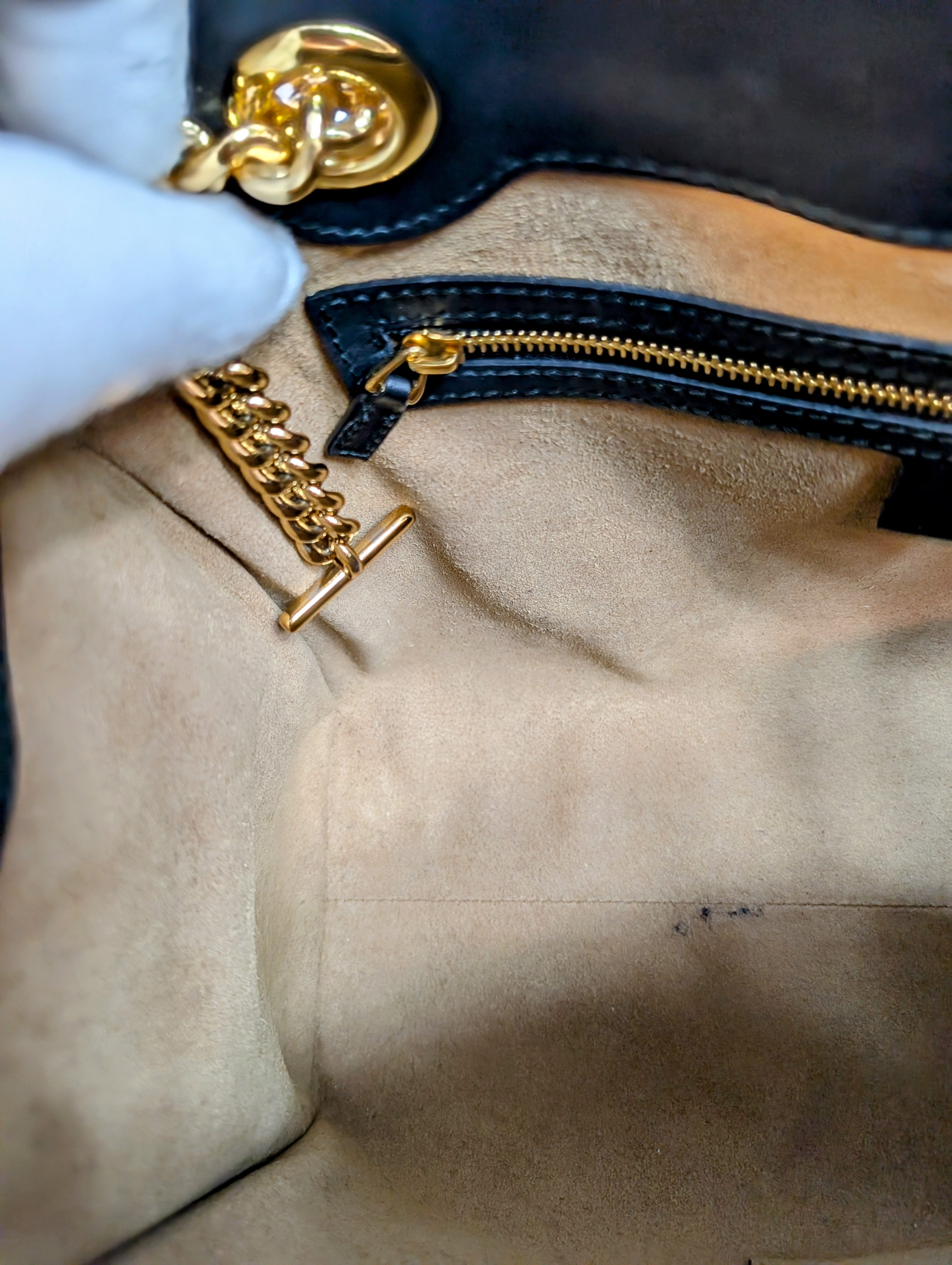 Gucci GG Supreme Padlock Large Tote Bag