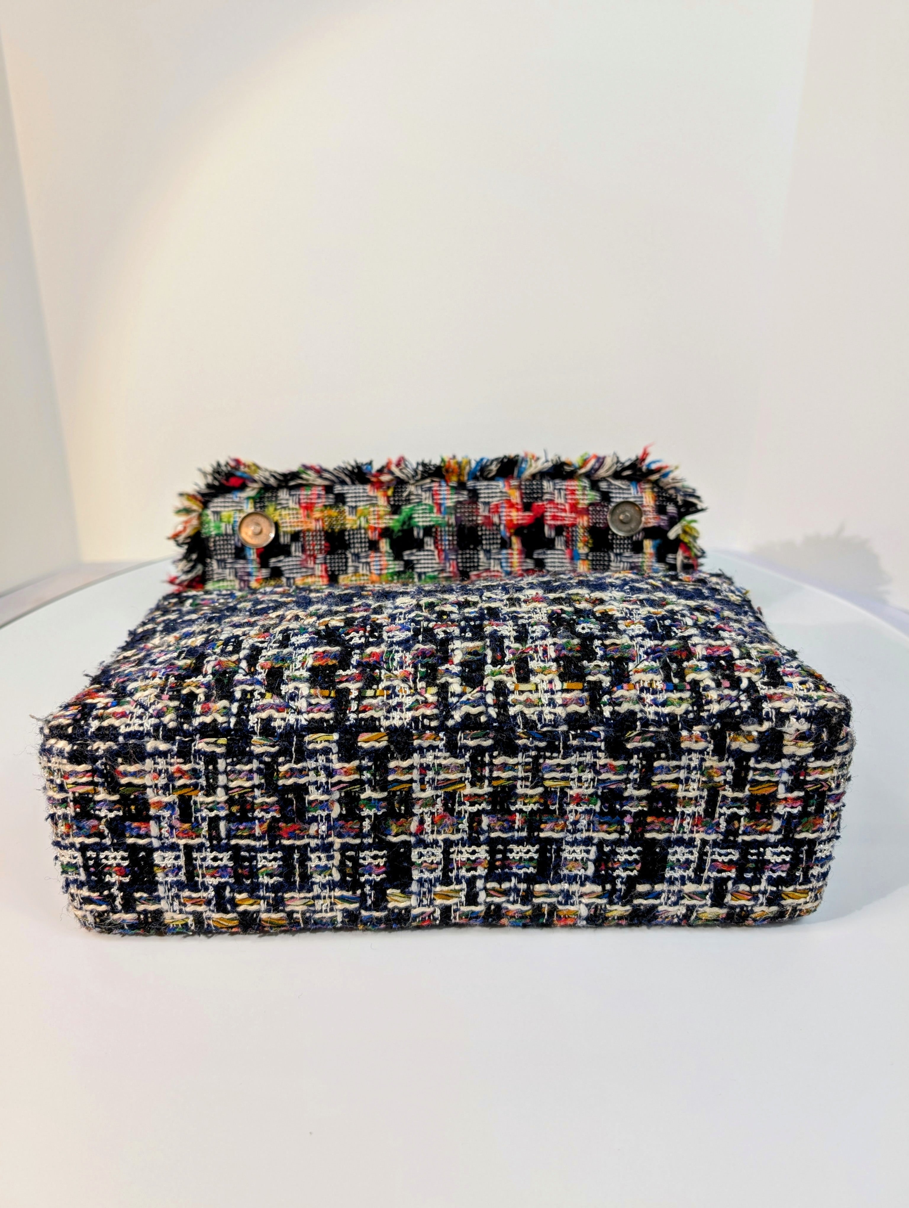 Kurt Geiger London Large Kensington Tweed Shoulder Bag