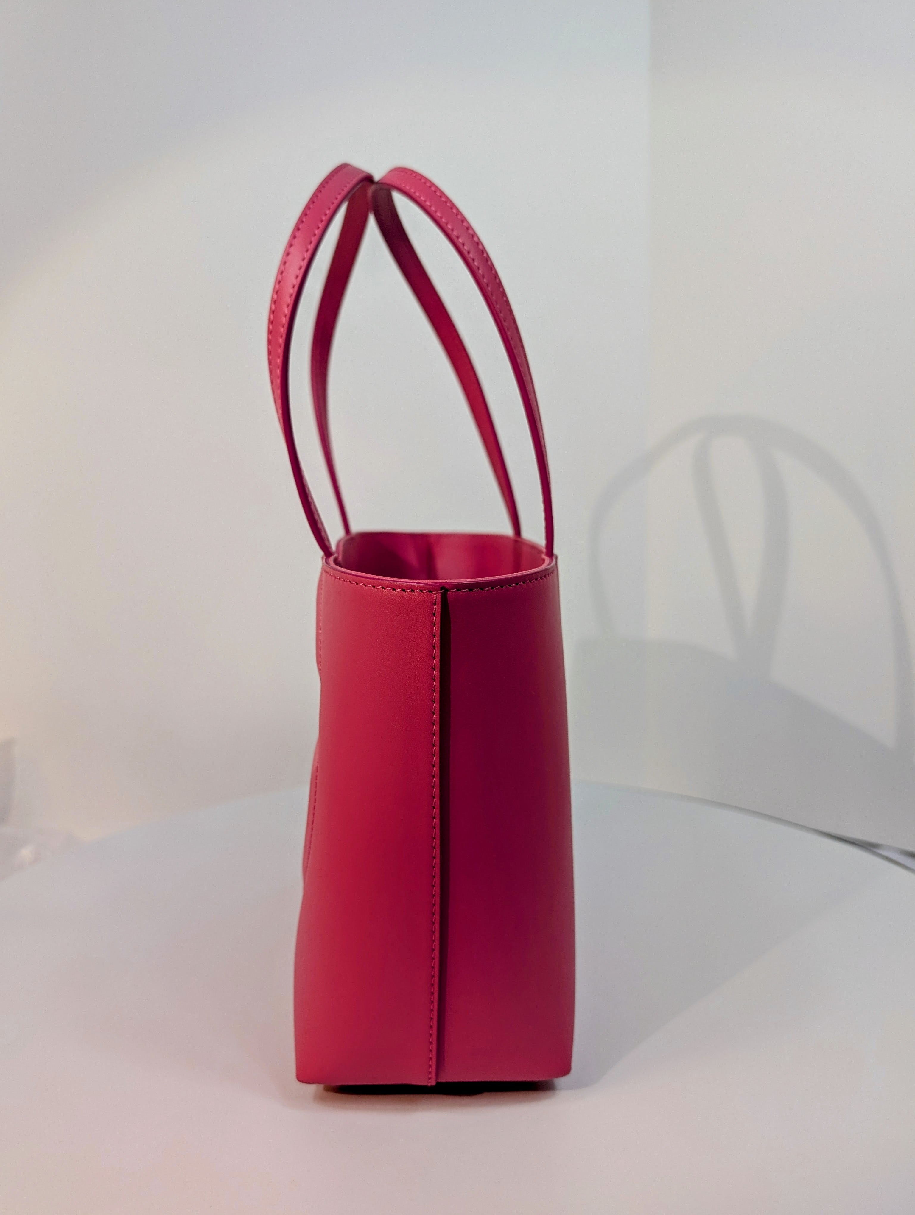 Dolce & Gabbana Hot Pink Small DG Logo Tote Bag
