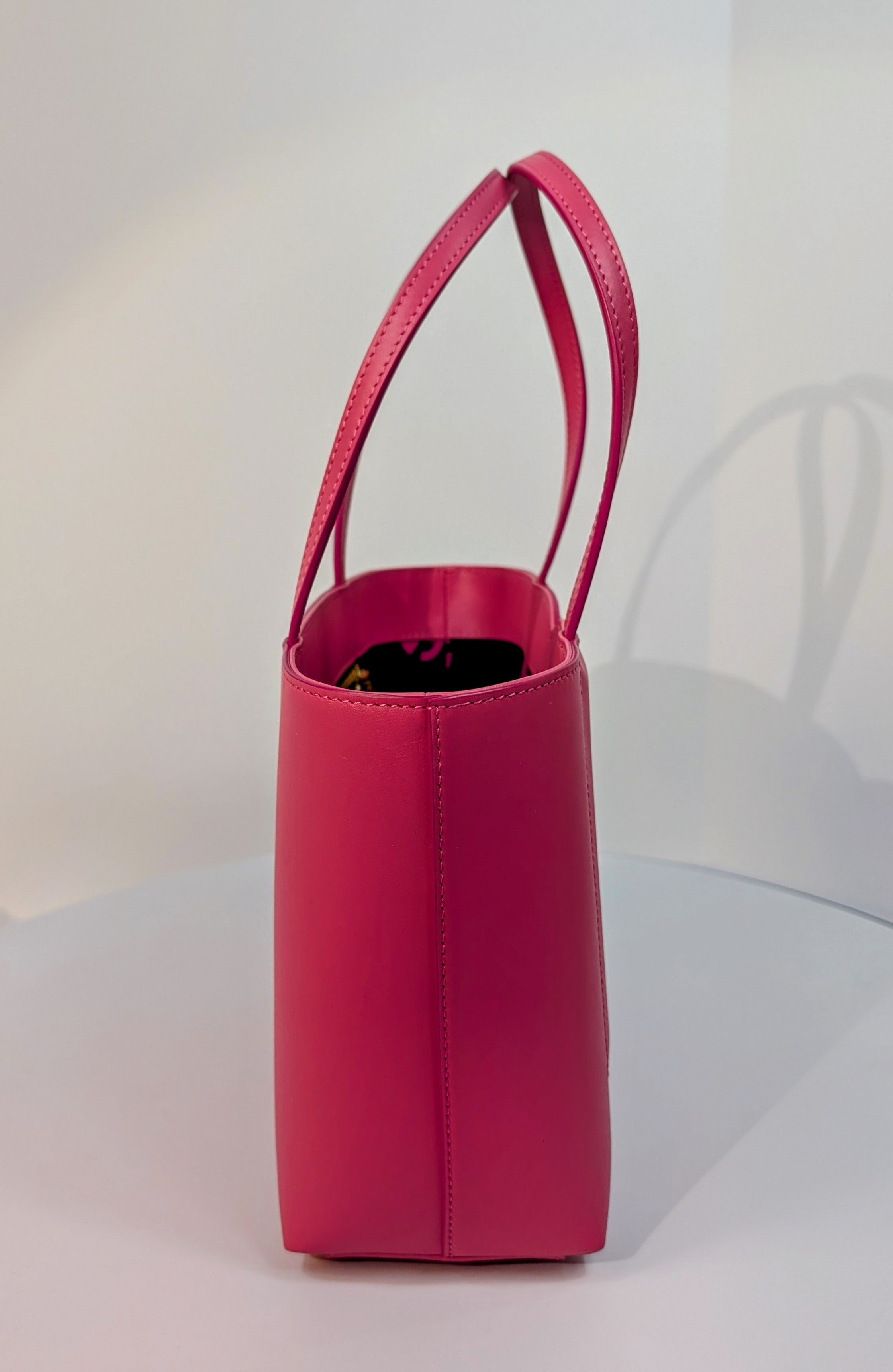 Dolce & Gabbana Hot Pink Small DG Logo Tote Bag