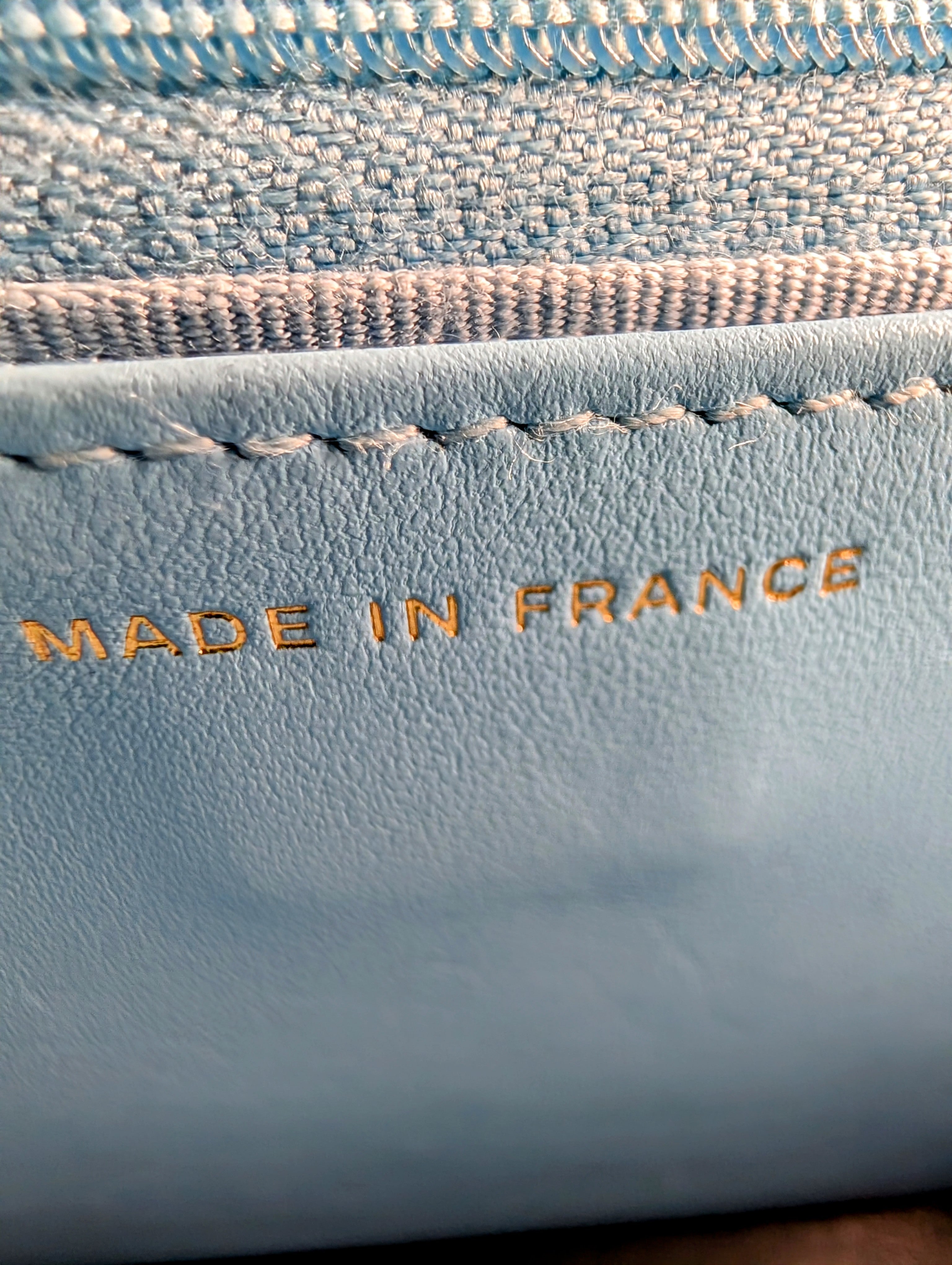 Chanel Tiffany Blue Caviar Wallet on Chain (WOC)