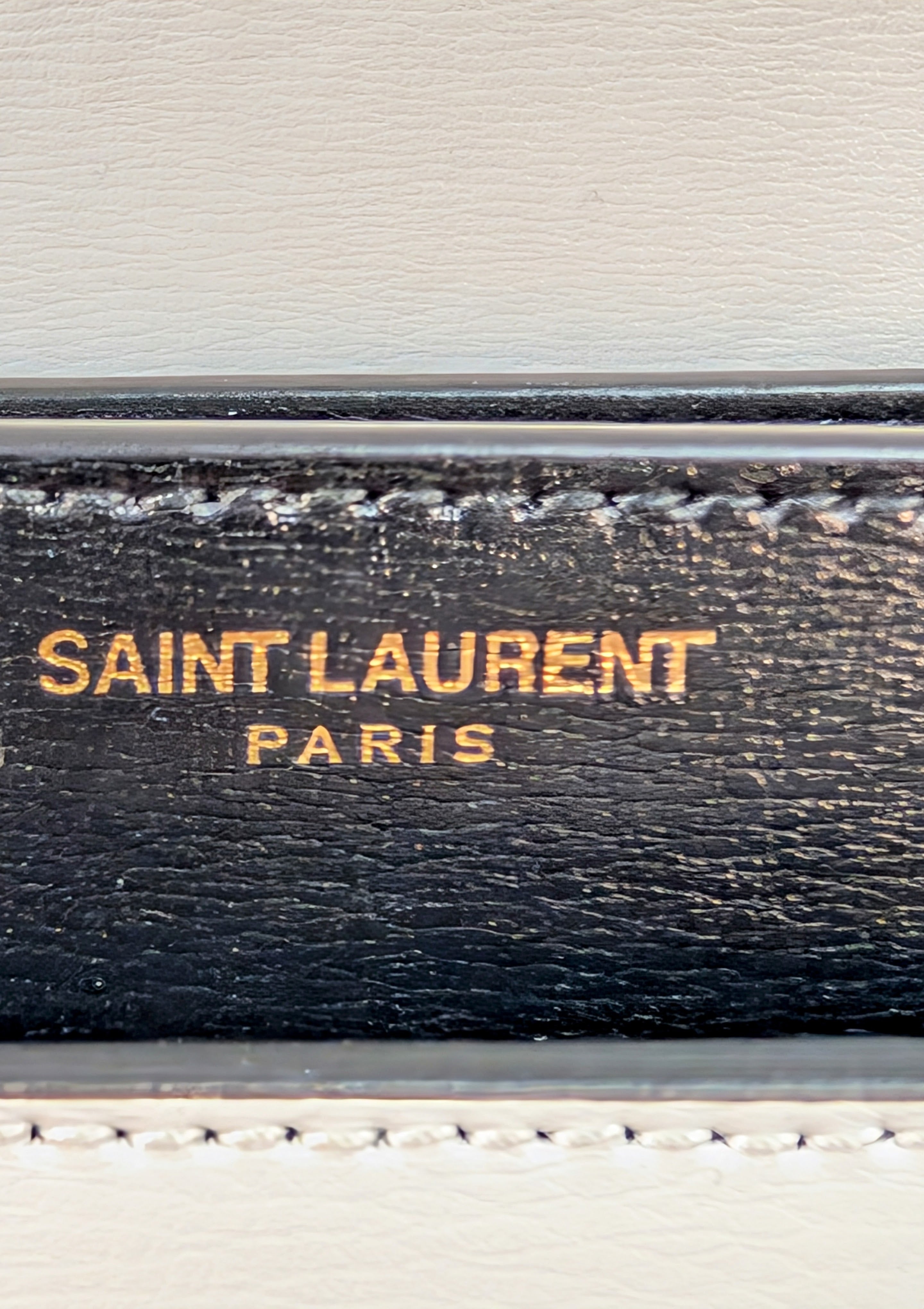 Yves Saint Laurent Sunset Black and White Shoulder Bag