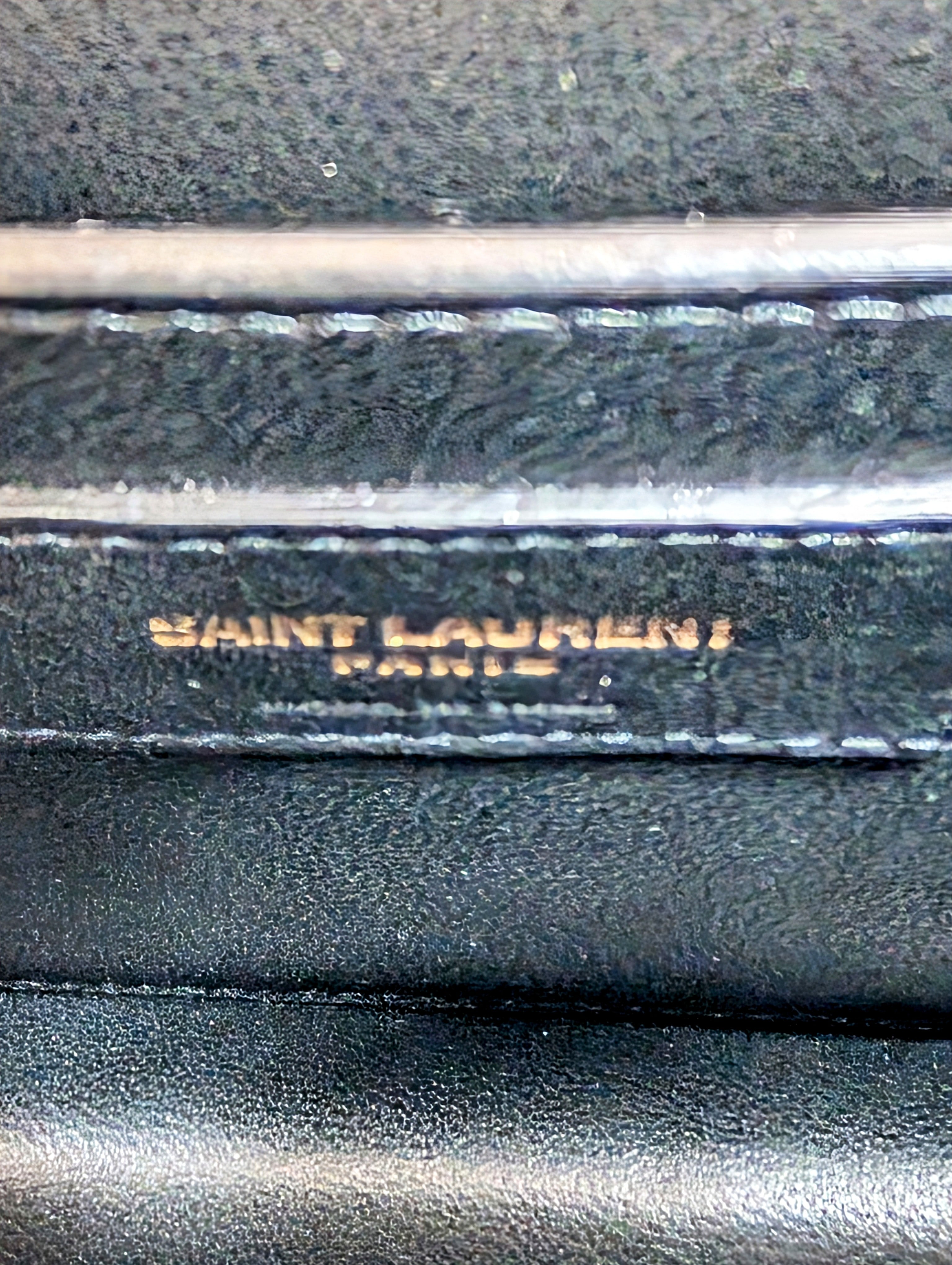 Yves Saint Laurent Sunset Black and White Shoulder Bag