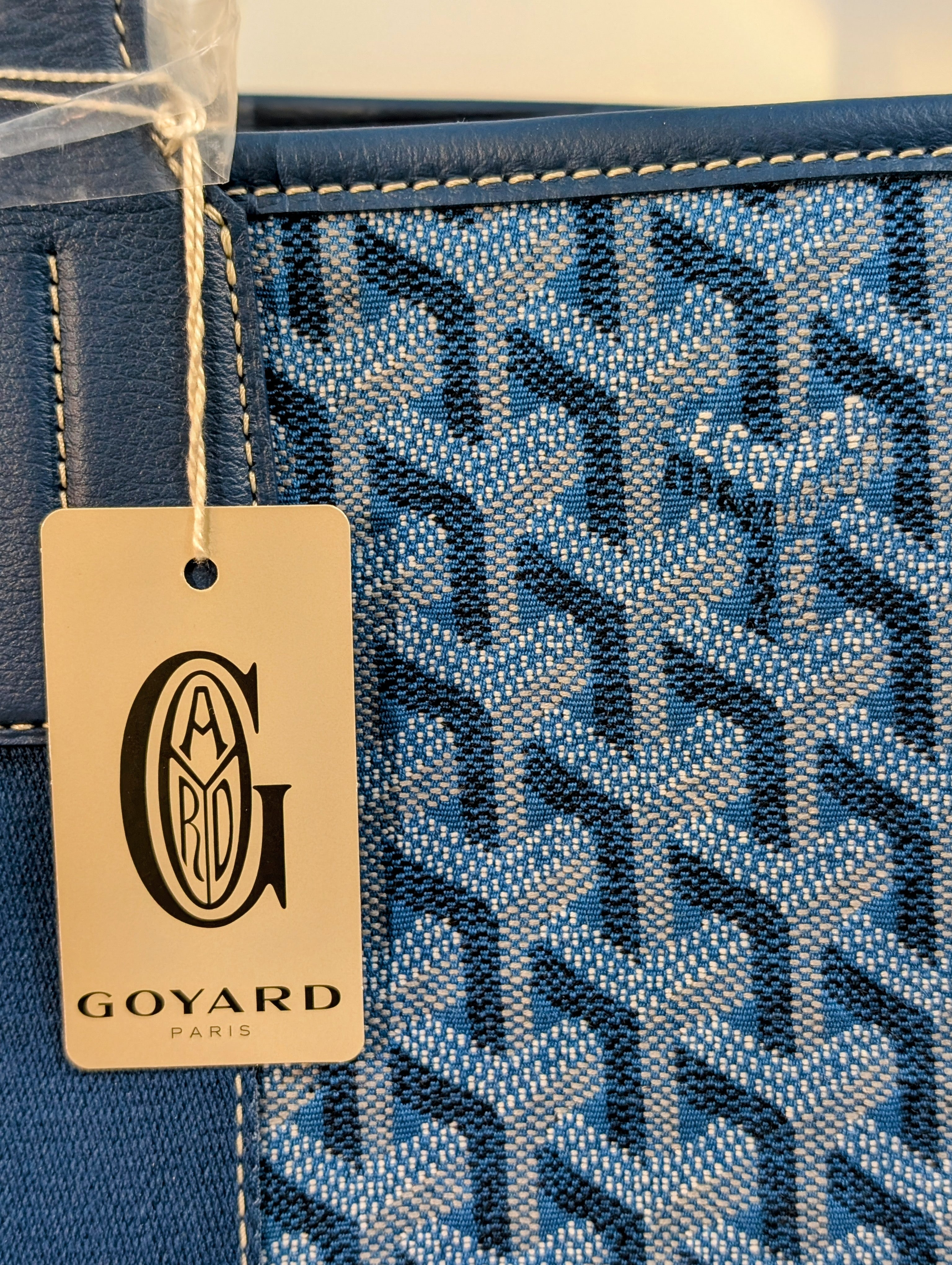 Goyard Villette Blue MM Tote