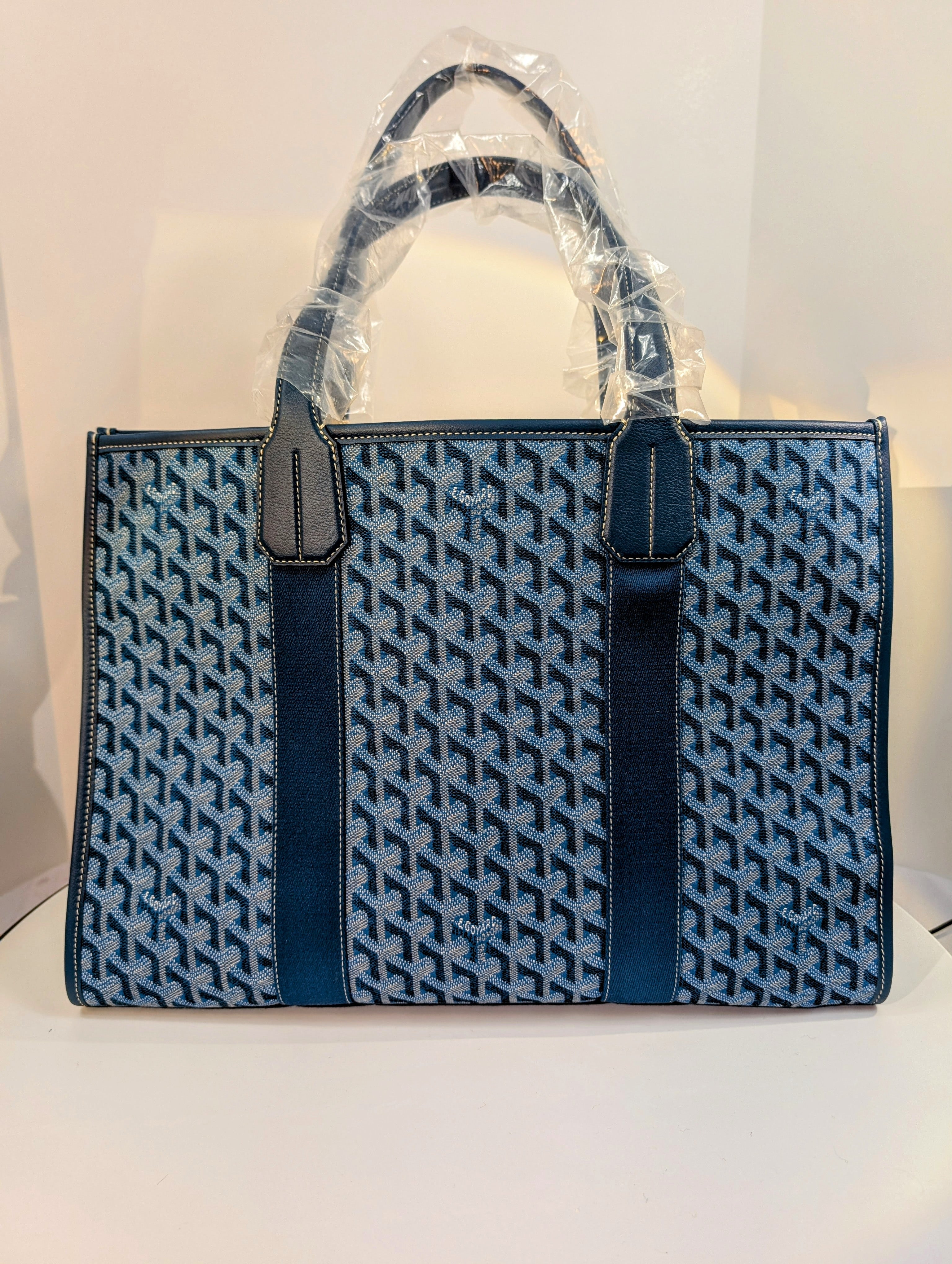 Goyard Villette Blue MM Tote