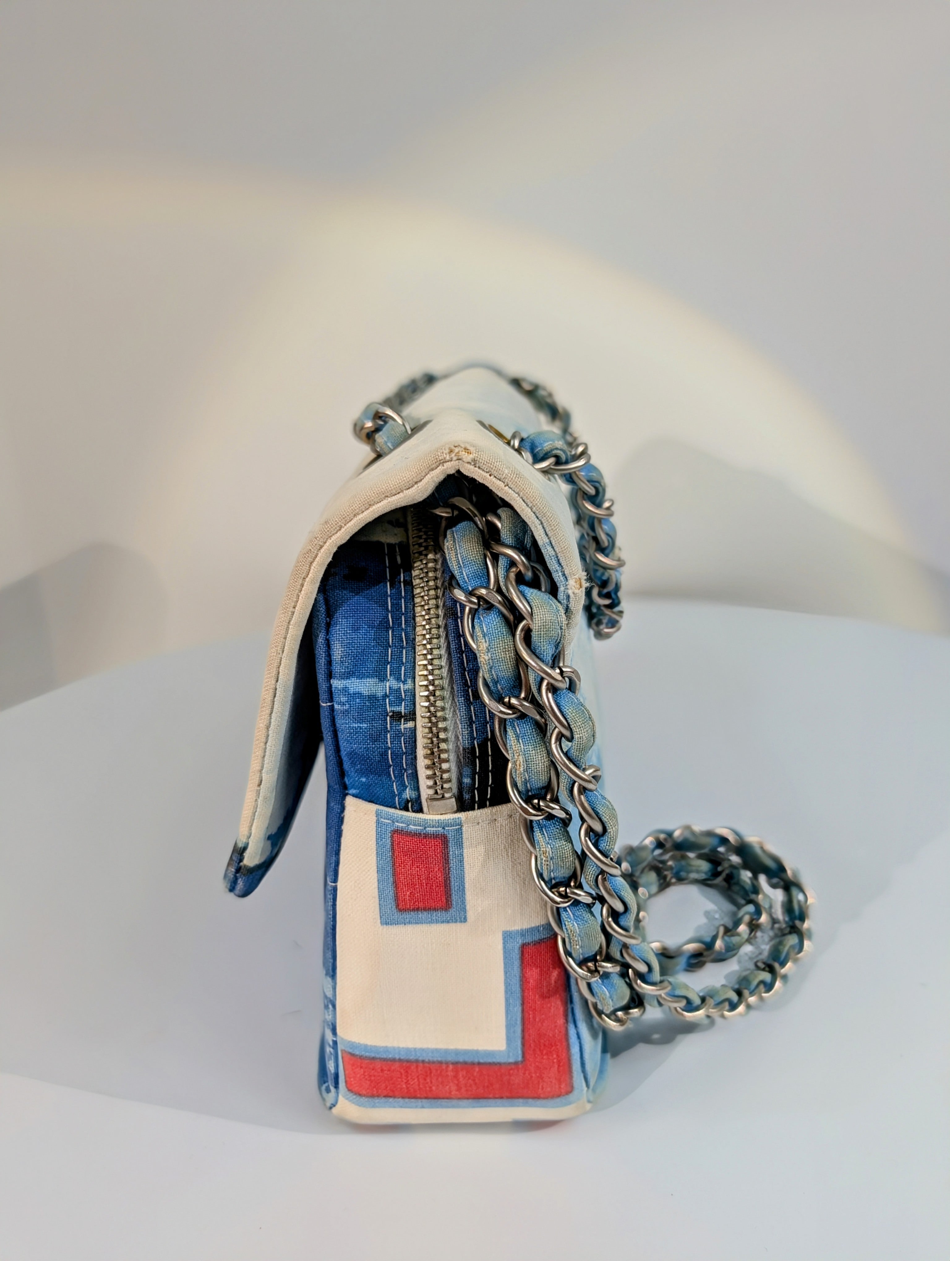 Chanel Rare Runway Vintage Surf Flap Bag