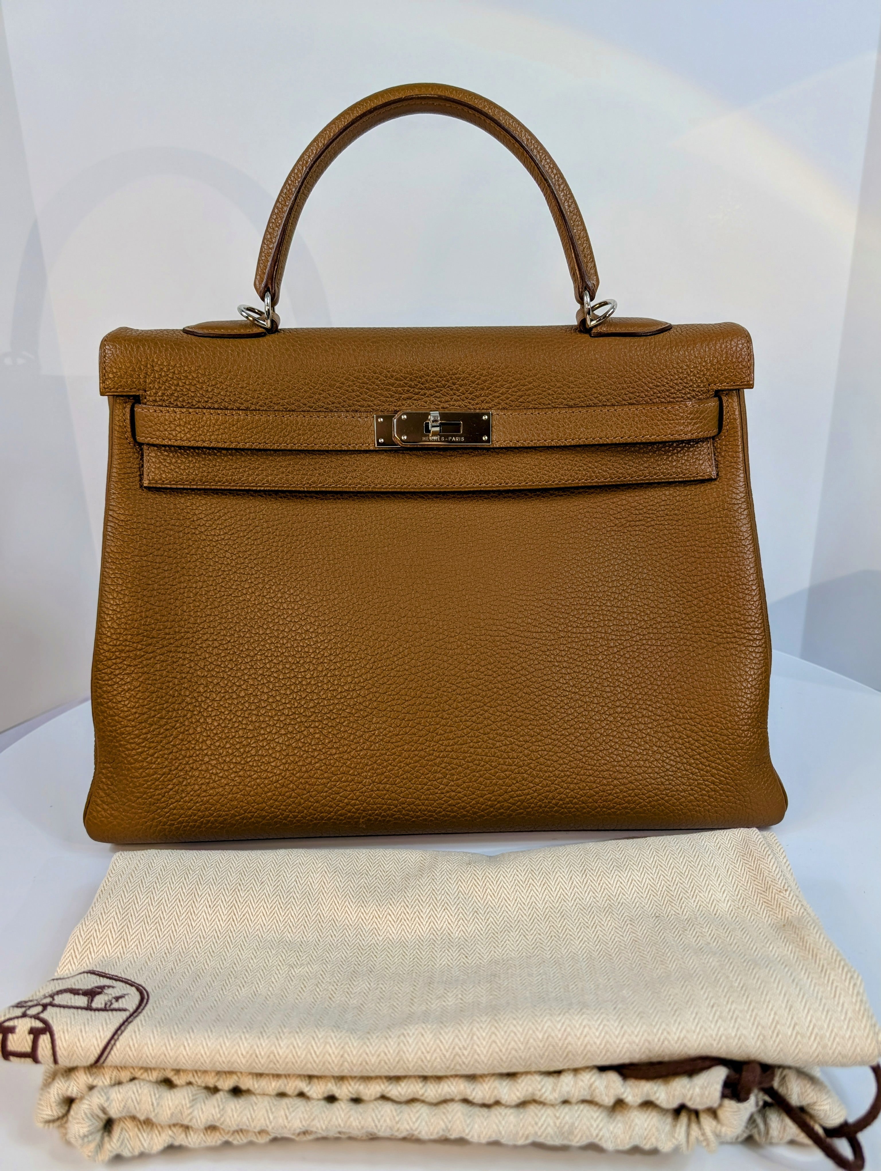 Hermes Brown Fauve (Fawn) Kelly 35