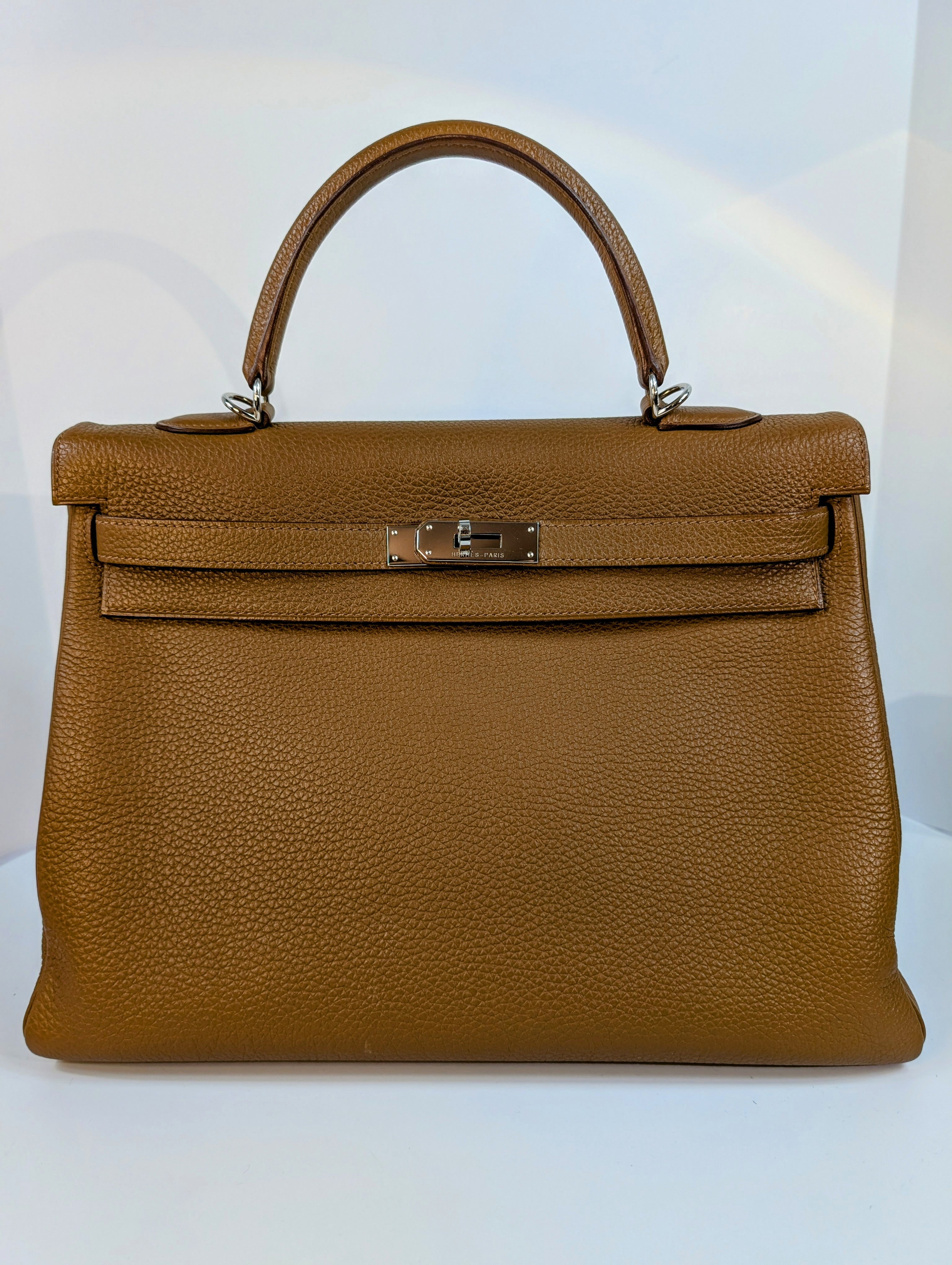 Hermes Brown Fauve (Fawn) Kelly 35