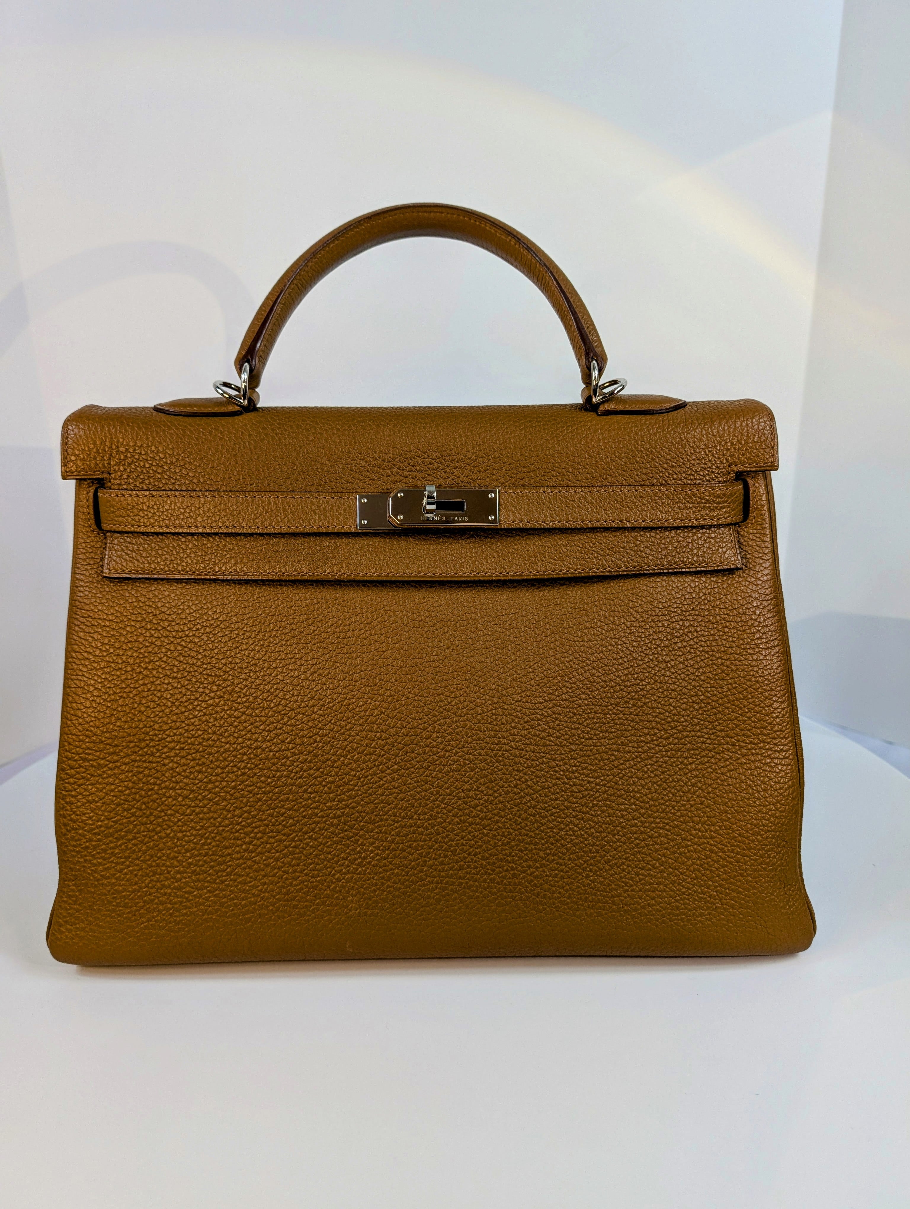 Hermes Brown Fauve (Fawn) Kelly 35