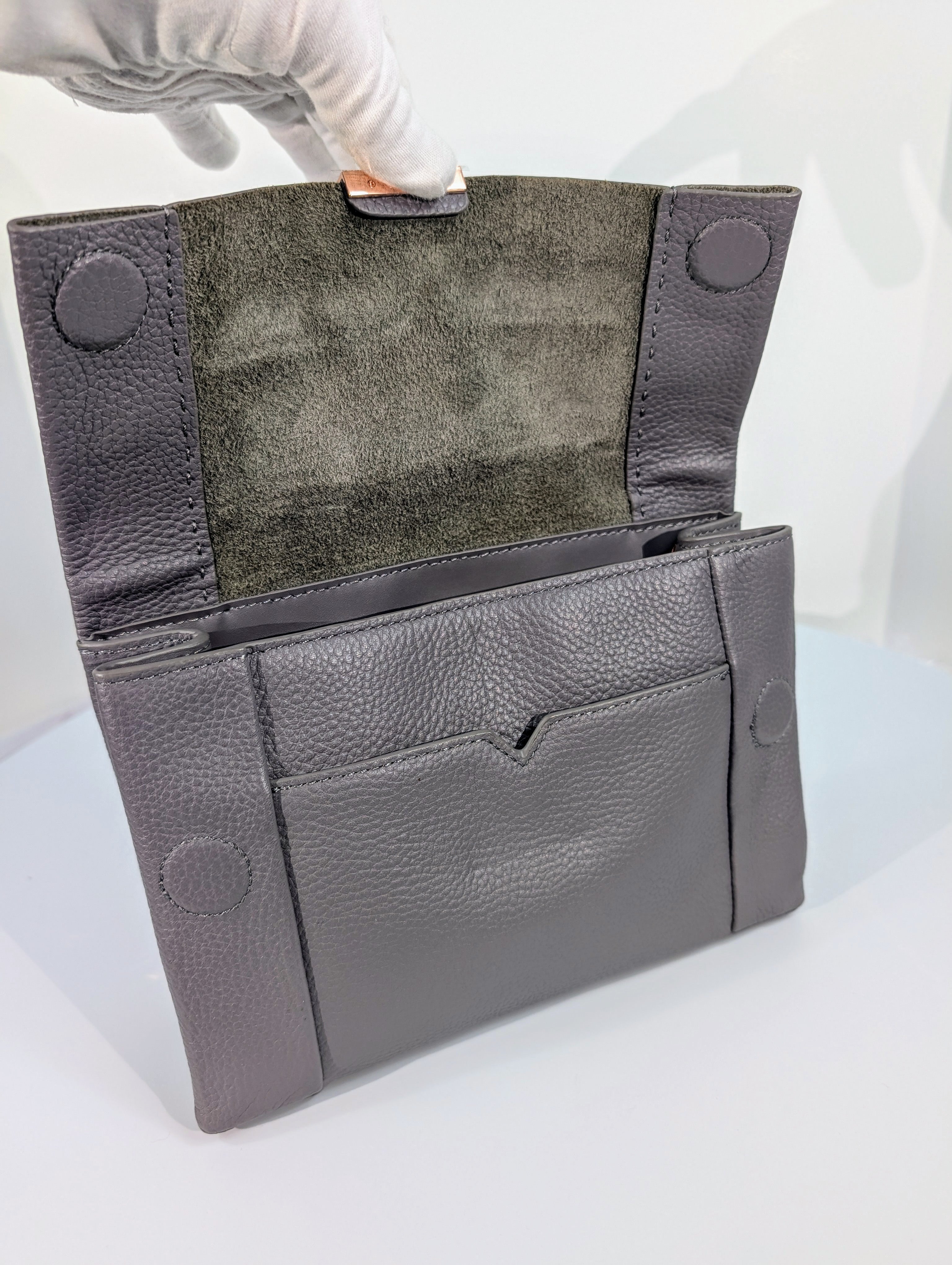 Ted Baker Gray Purple London Crossbody Bag