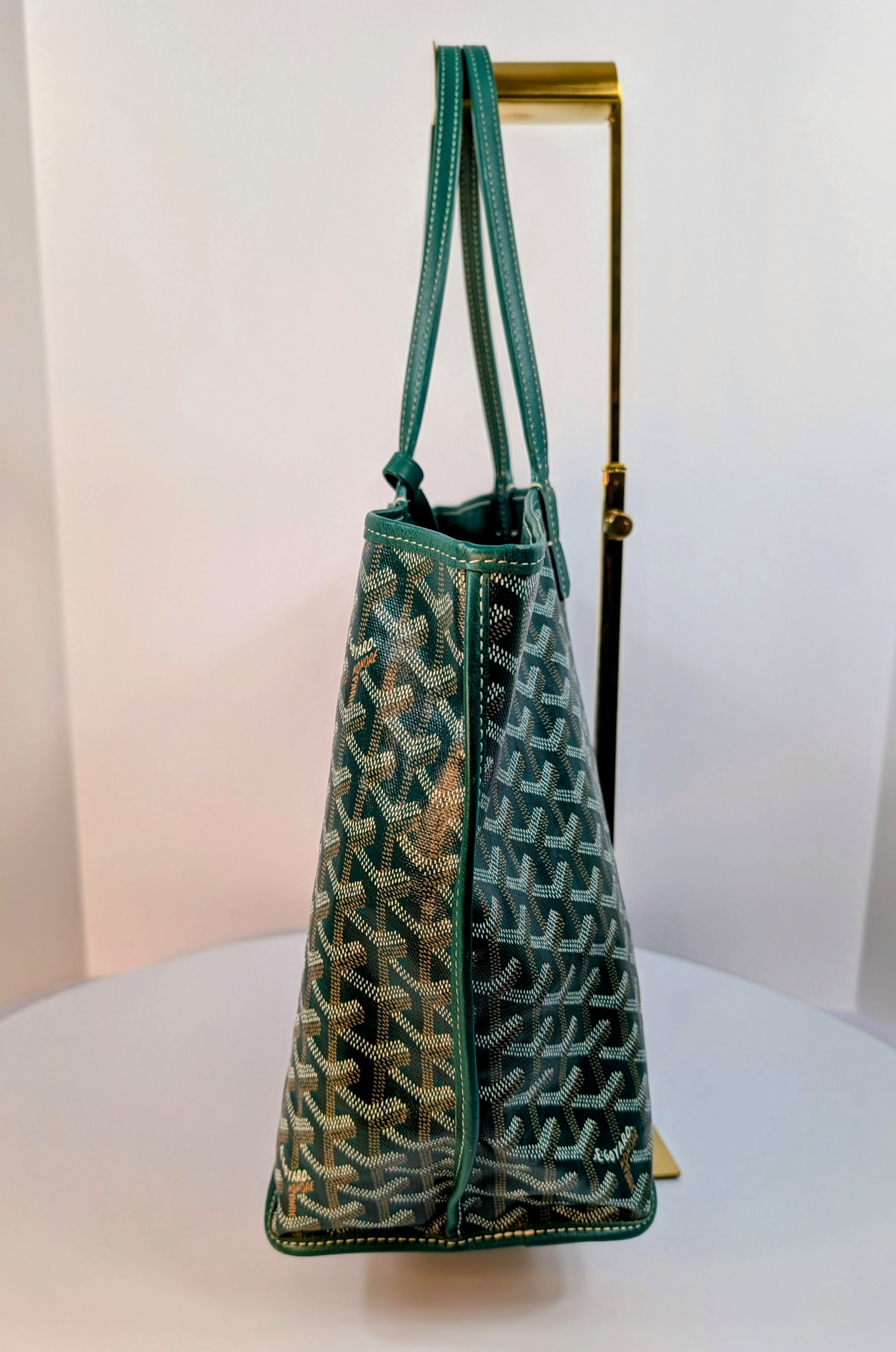 Goyard Anjou PM Tote Bag in Green, Reversible