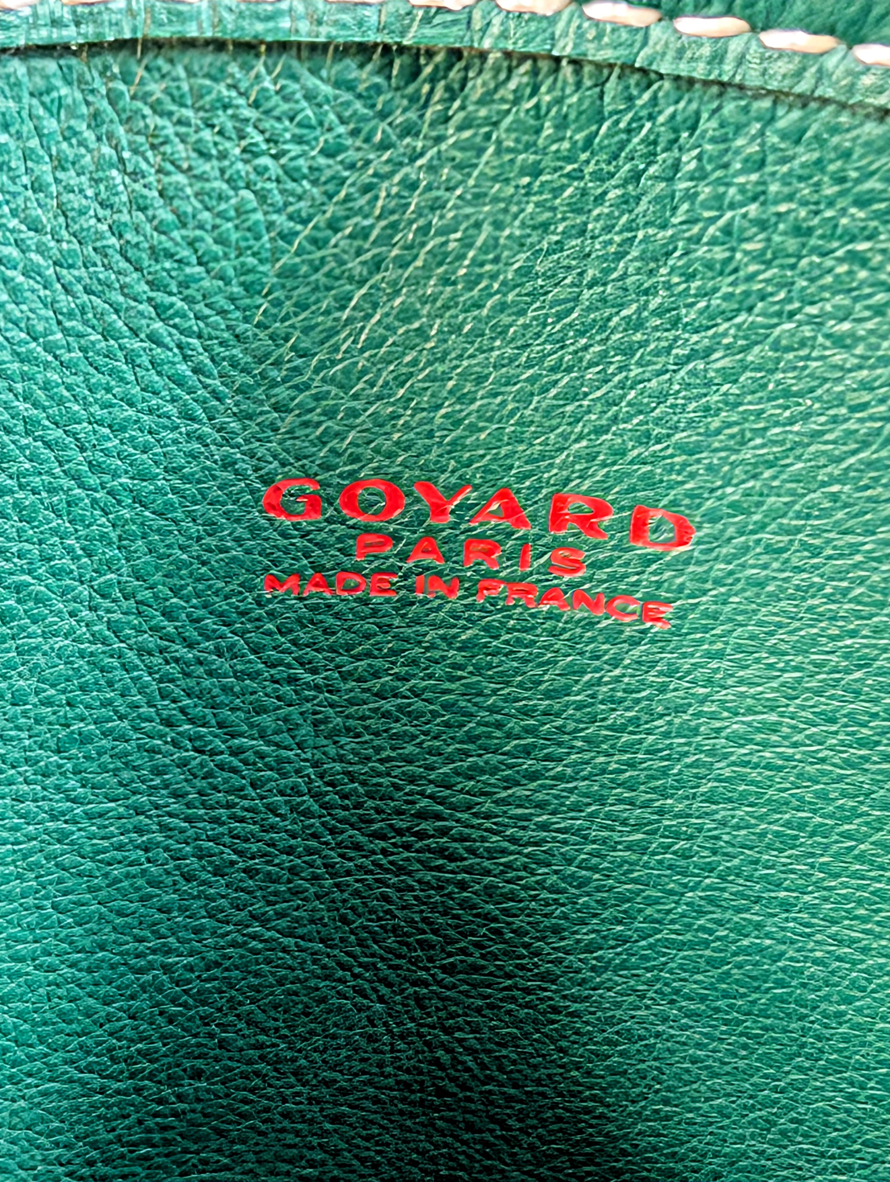 Goyard Anjou PM Tote Bag in Green, Reversible