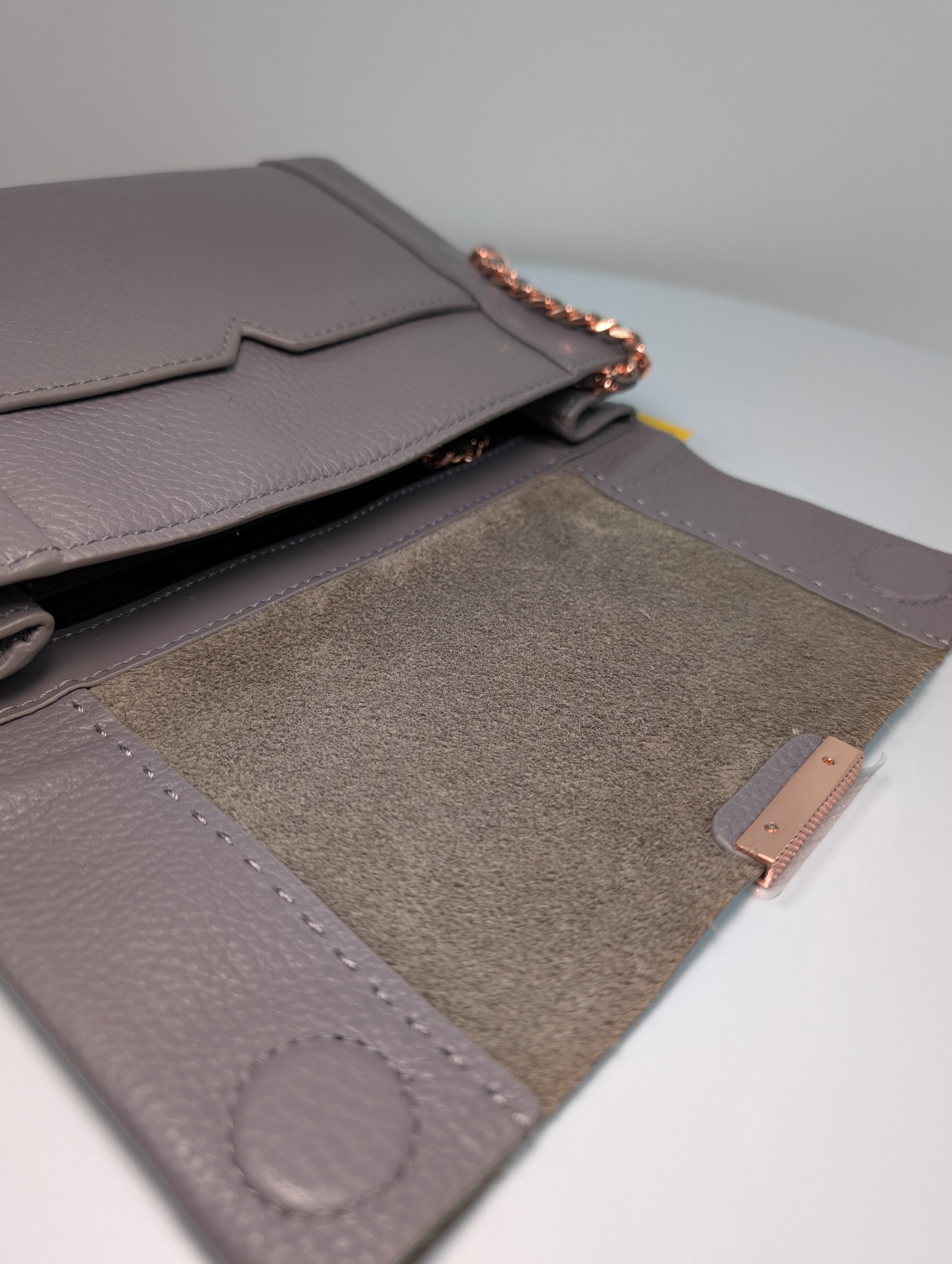 Ted Baker Gray Purple London Crossbody Bag