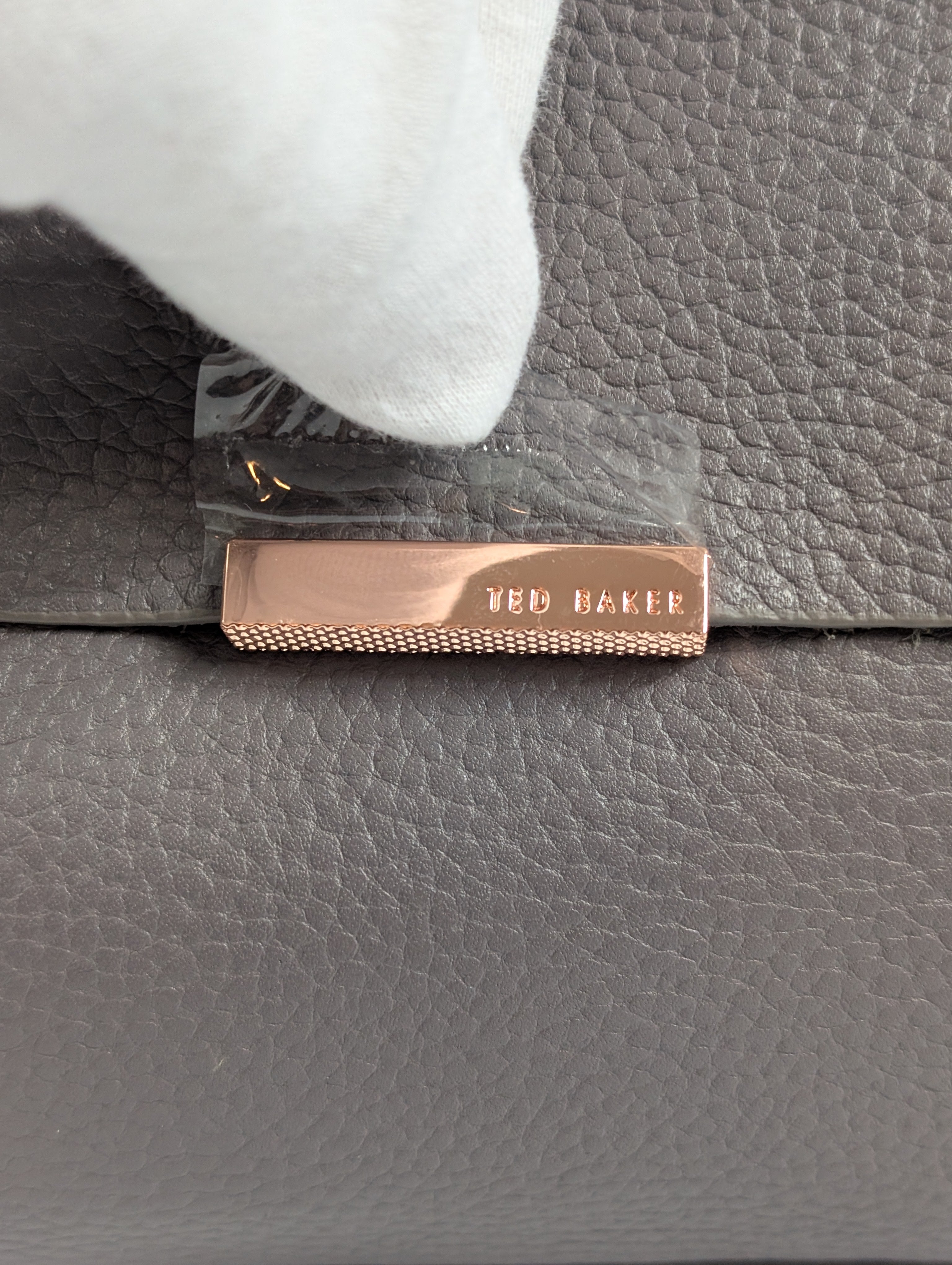 Ted Baker Gray Purple London Crossbody Bag