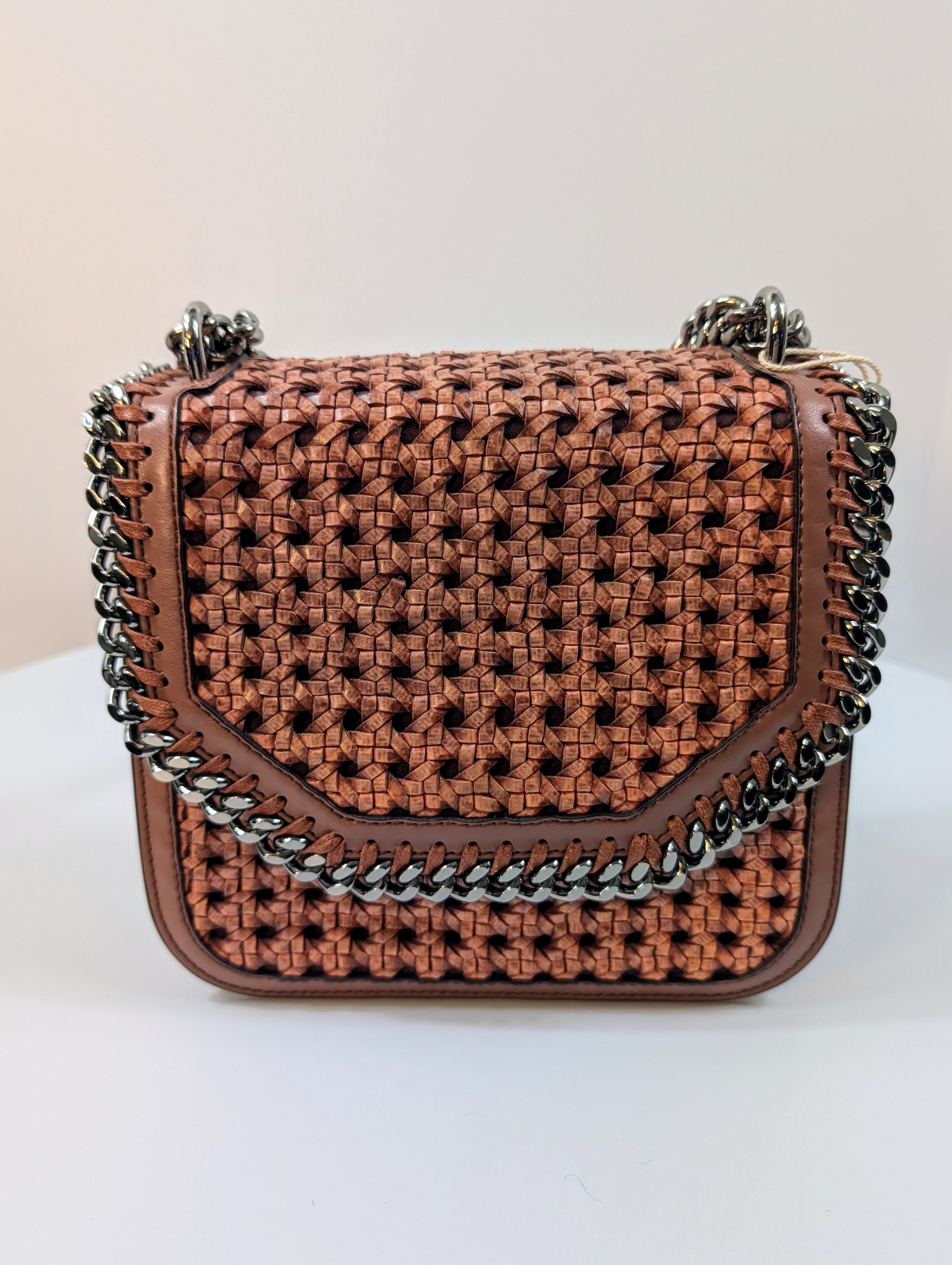 Stella McCartney Light Terracotta Falabella Mini Crossbody Bag