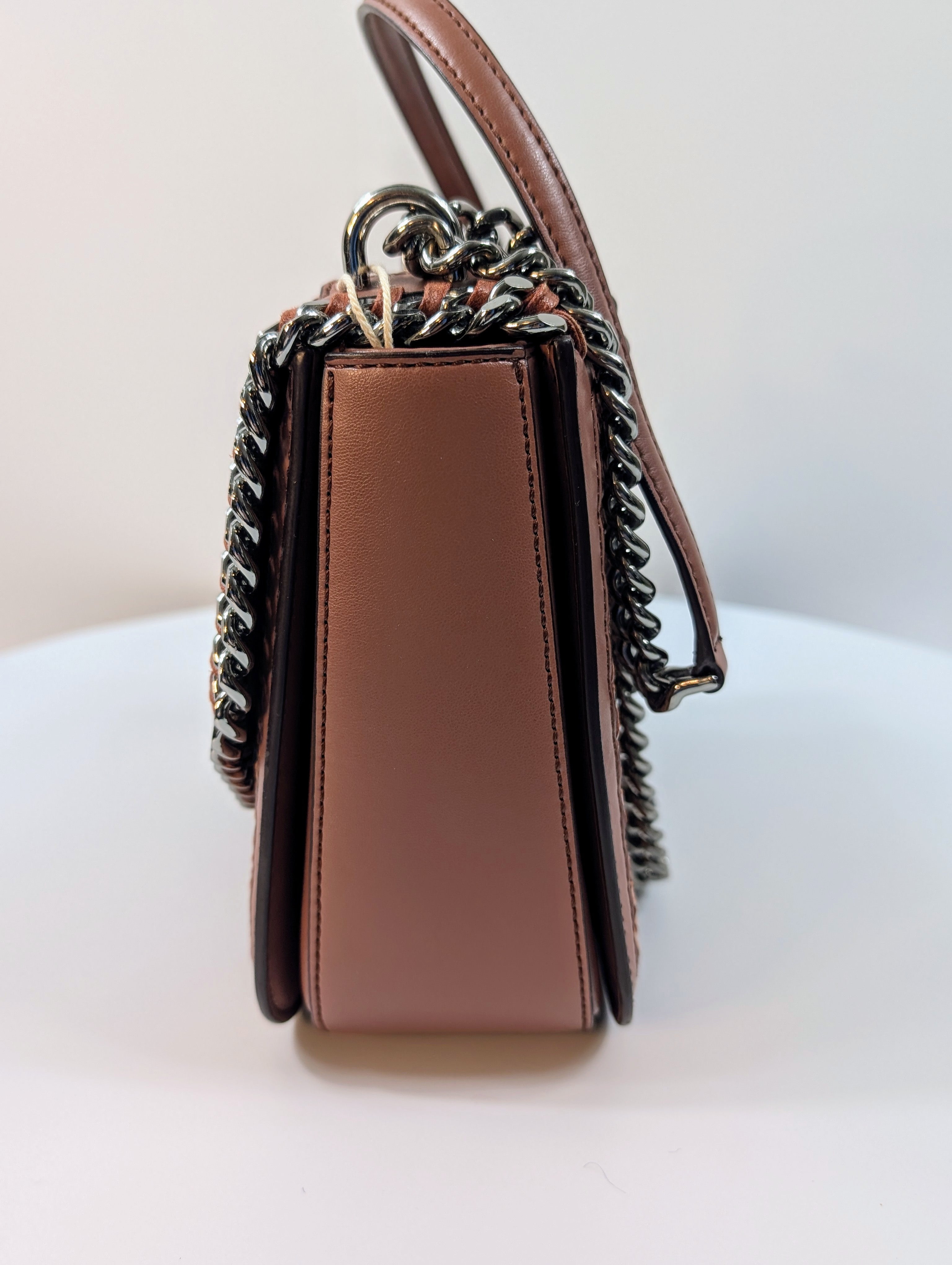 Stella McCartney Light Terracotta Falabella Mini Crossbody Bag