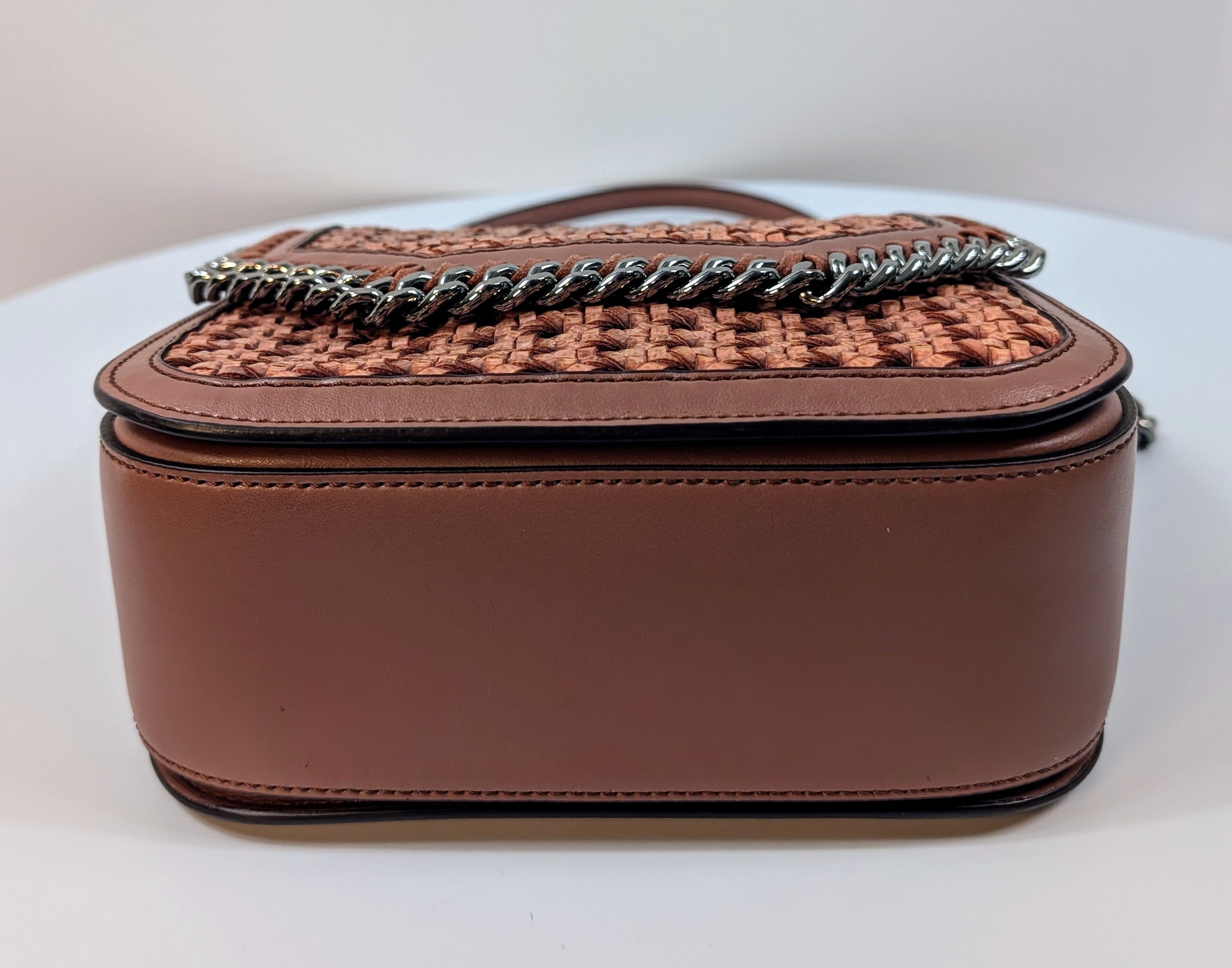 Stella McCartney Light Terracotta Falabella Mini Crossbody Bag