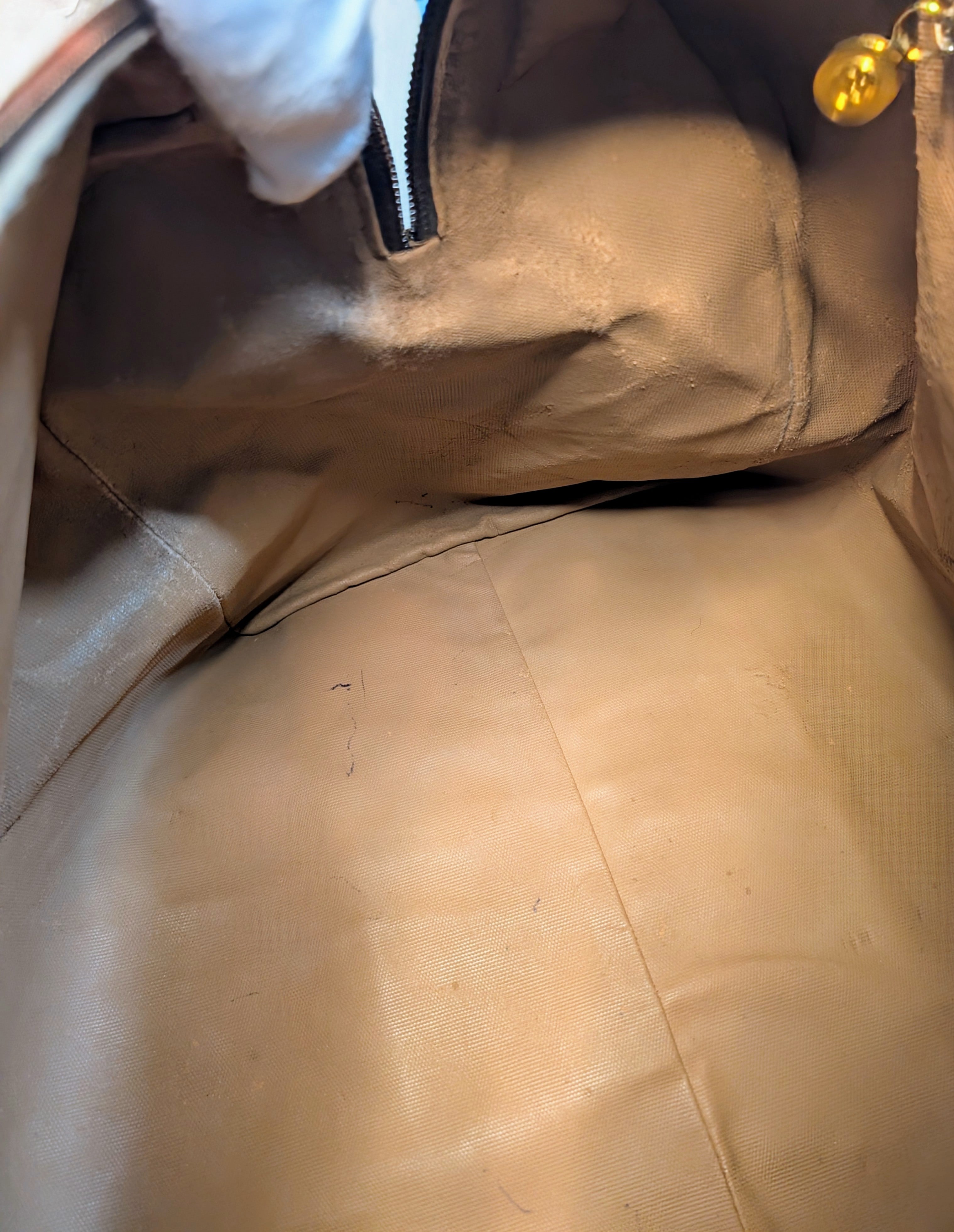 Gucci Vintage Boston Bag in GG Supreme Coated Canvas