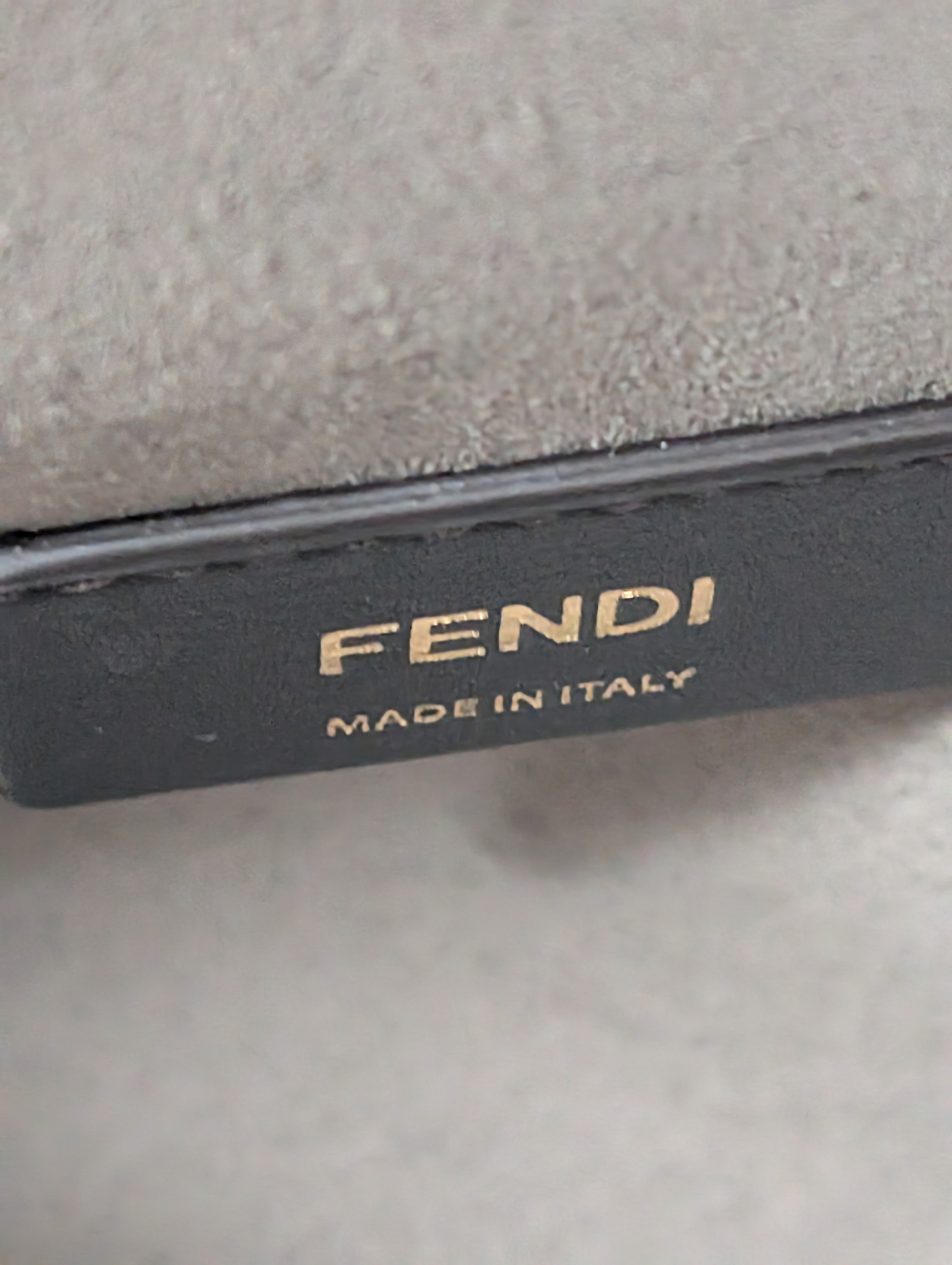 Fendi Brown O’Clock Zip Shoulder Bag Zucca Chenille Bag