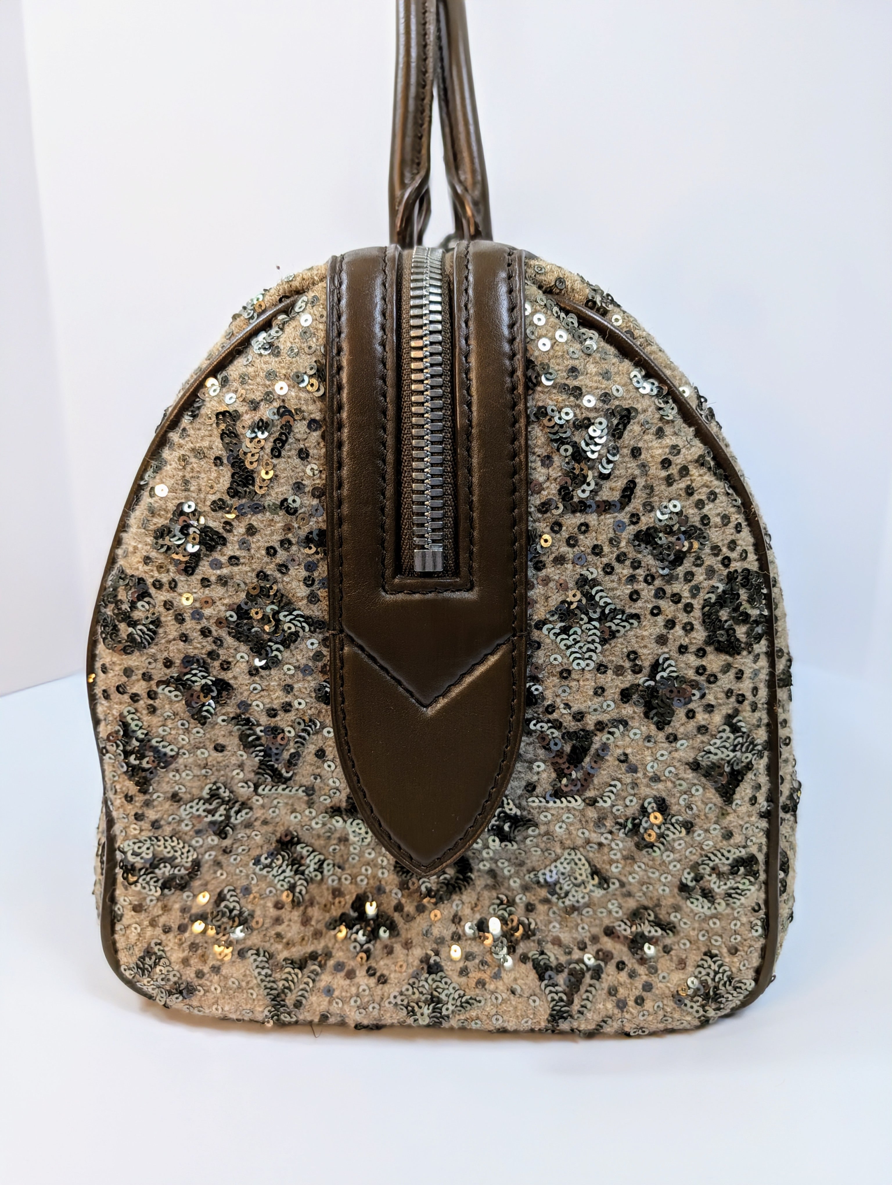 Louis Vuitton Beige Monogram Sequin Speedy 30 (from the Sunshine Collection)