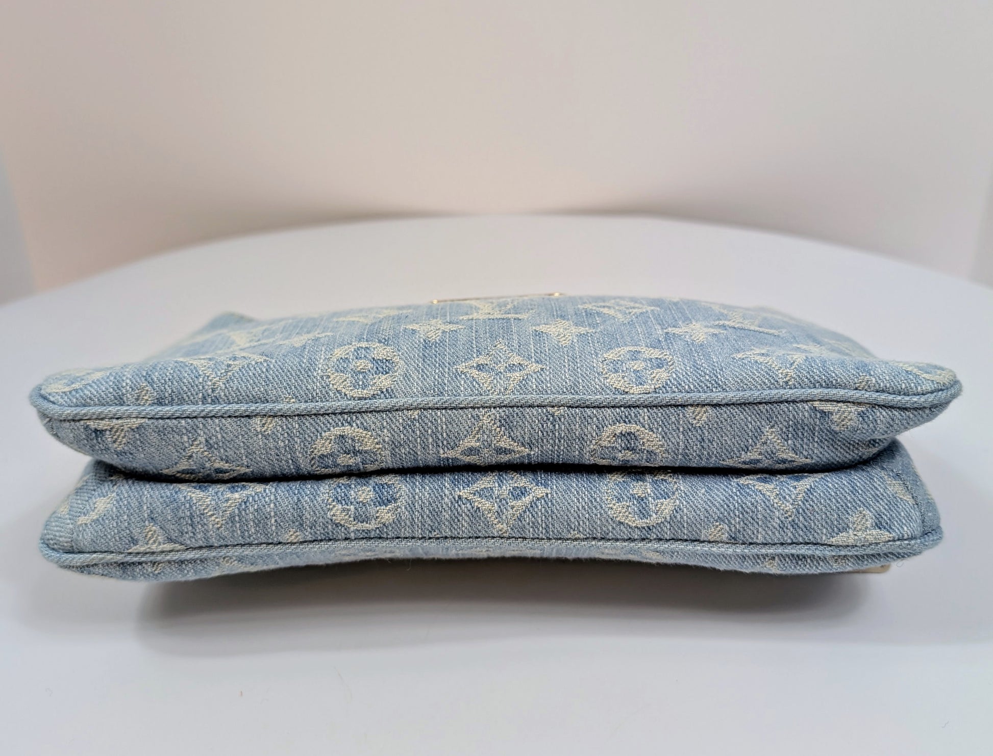 Louis Vuitton Blue Monogram Denim Mini Pochette
