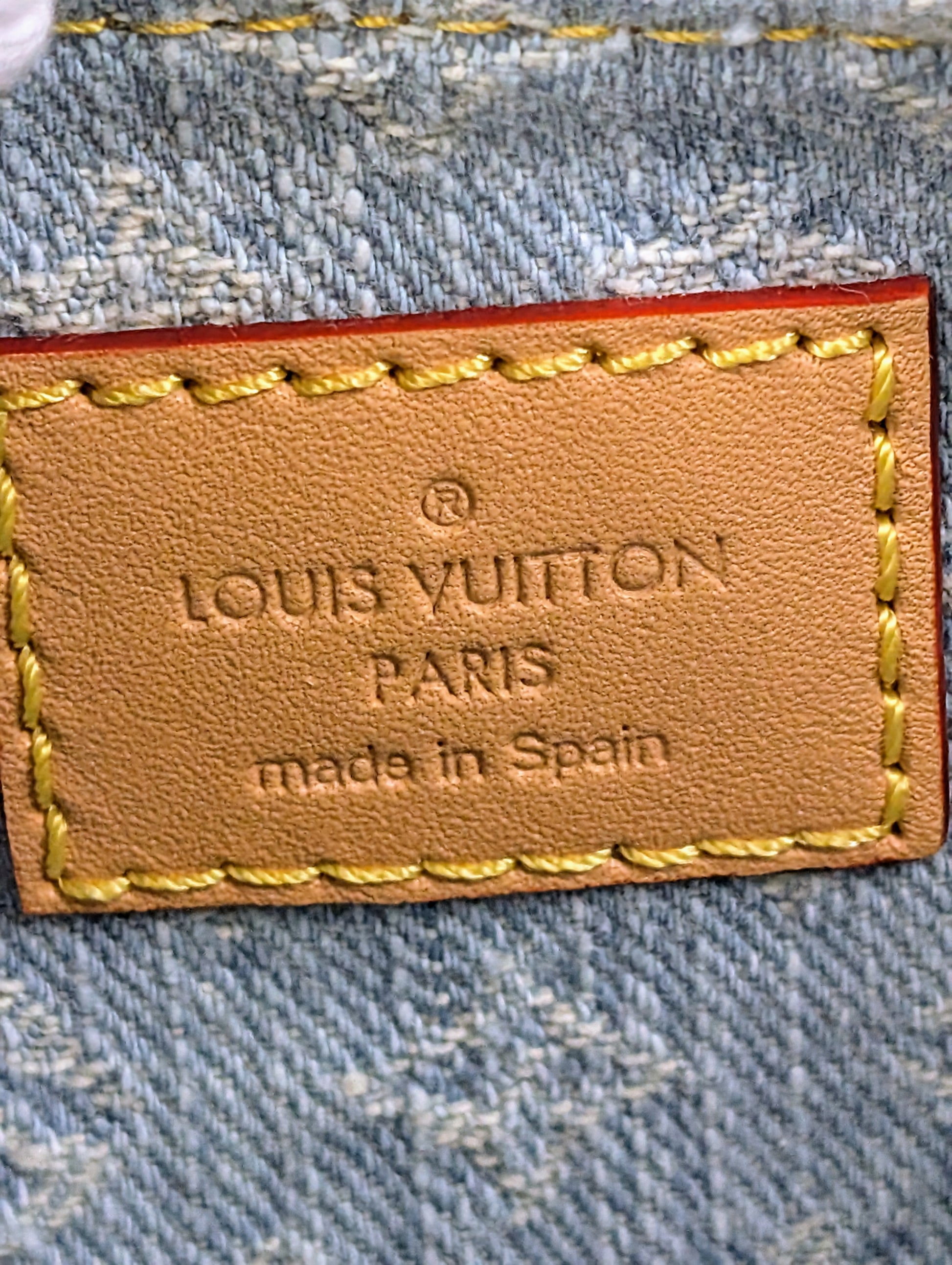 Louis Vuitton Blue Monogram Denim Mini Pochette
