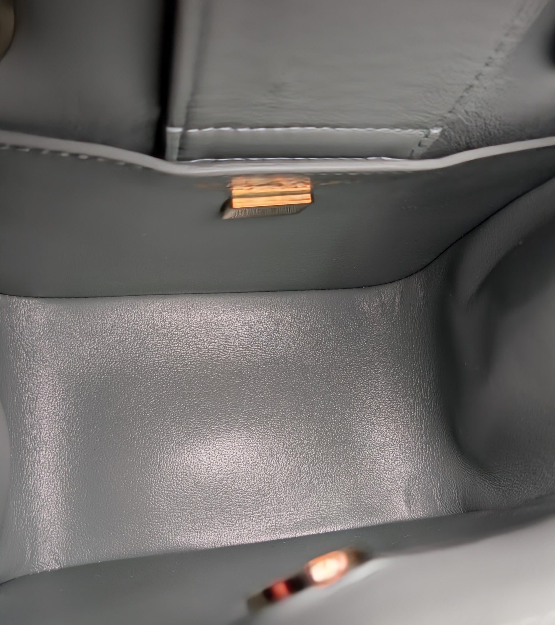 Chanel Rare Light Grey Quilted Caviar Leather Small Bucket Drawstring Bag