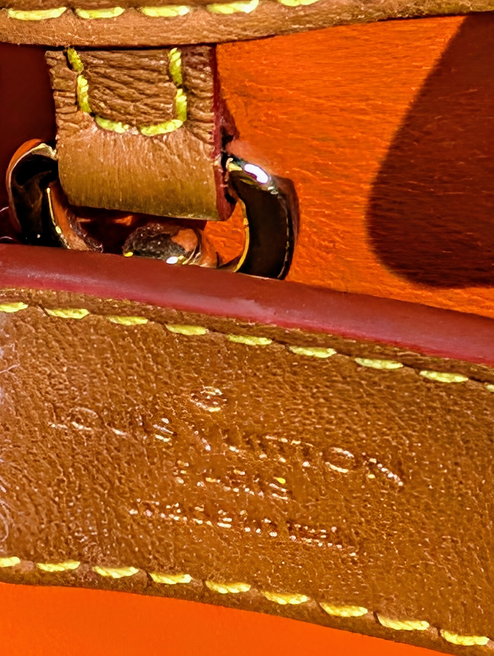 Louis Vuitton Rare Brown Capucines MM "Catogram" Bag