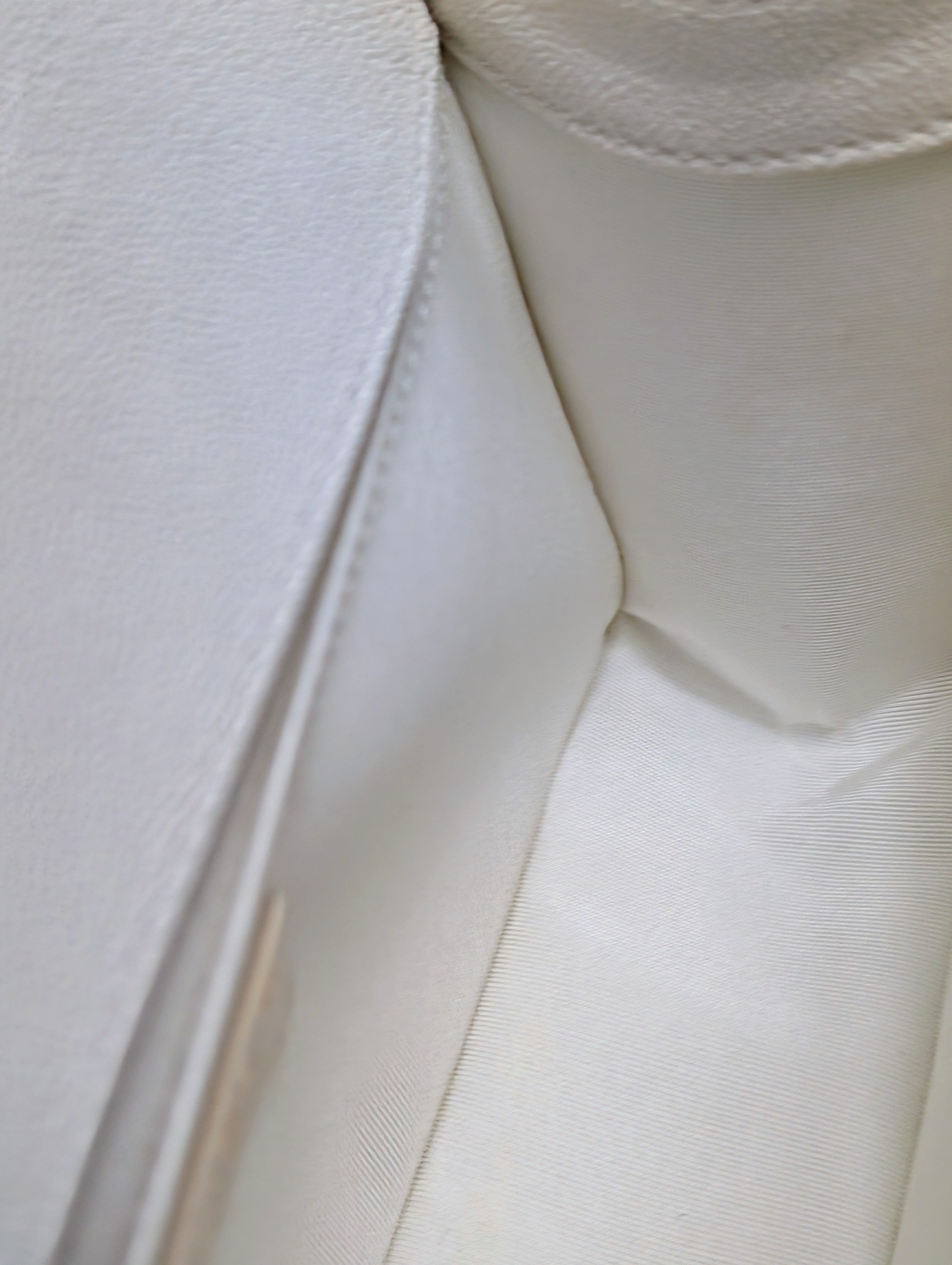 Chanel White Grained Calfskin Medium Boy Flap Bag