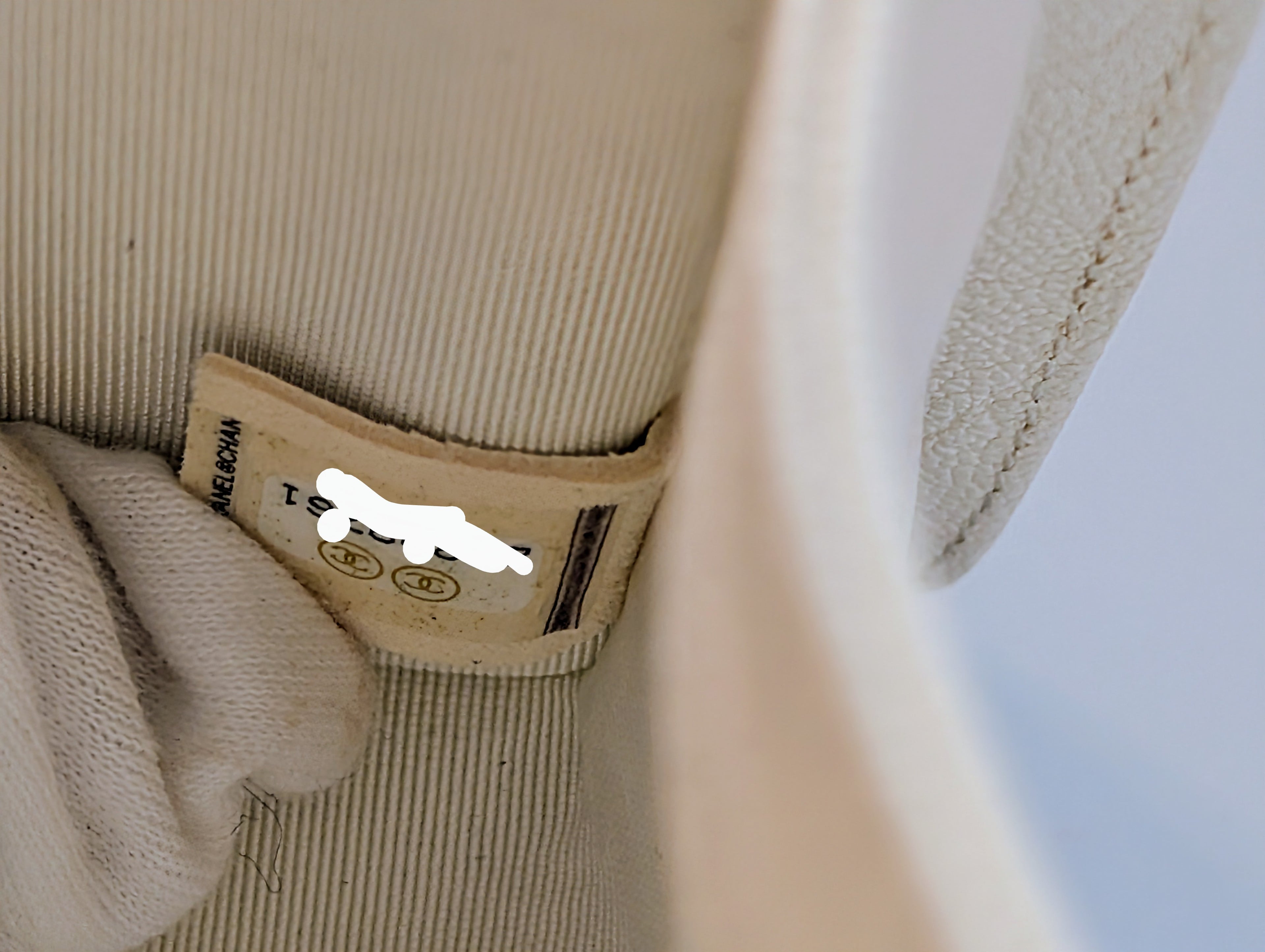 Chanel White Grained Calfskin Medium Boy Flap Bag