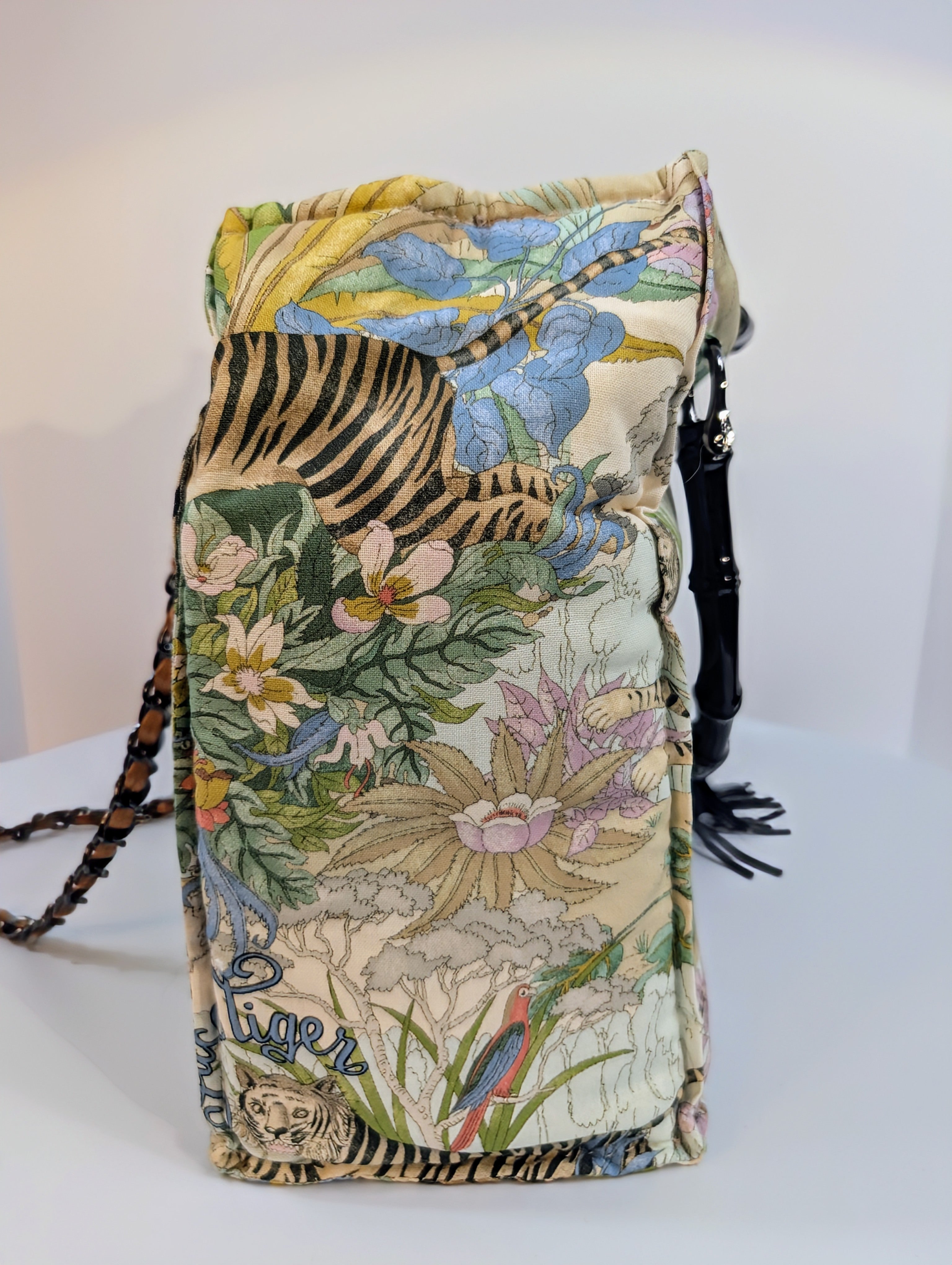 Custom Hand-Sewn Top Handle Bag from Gucci Fabric (1-of-1)