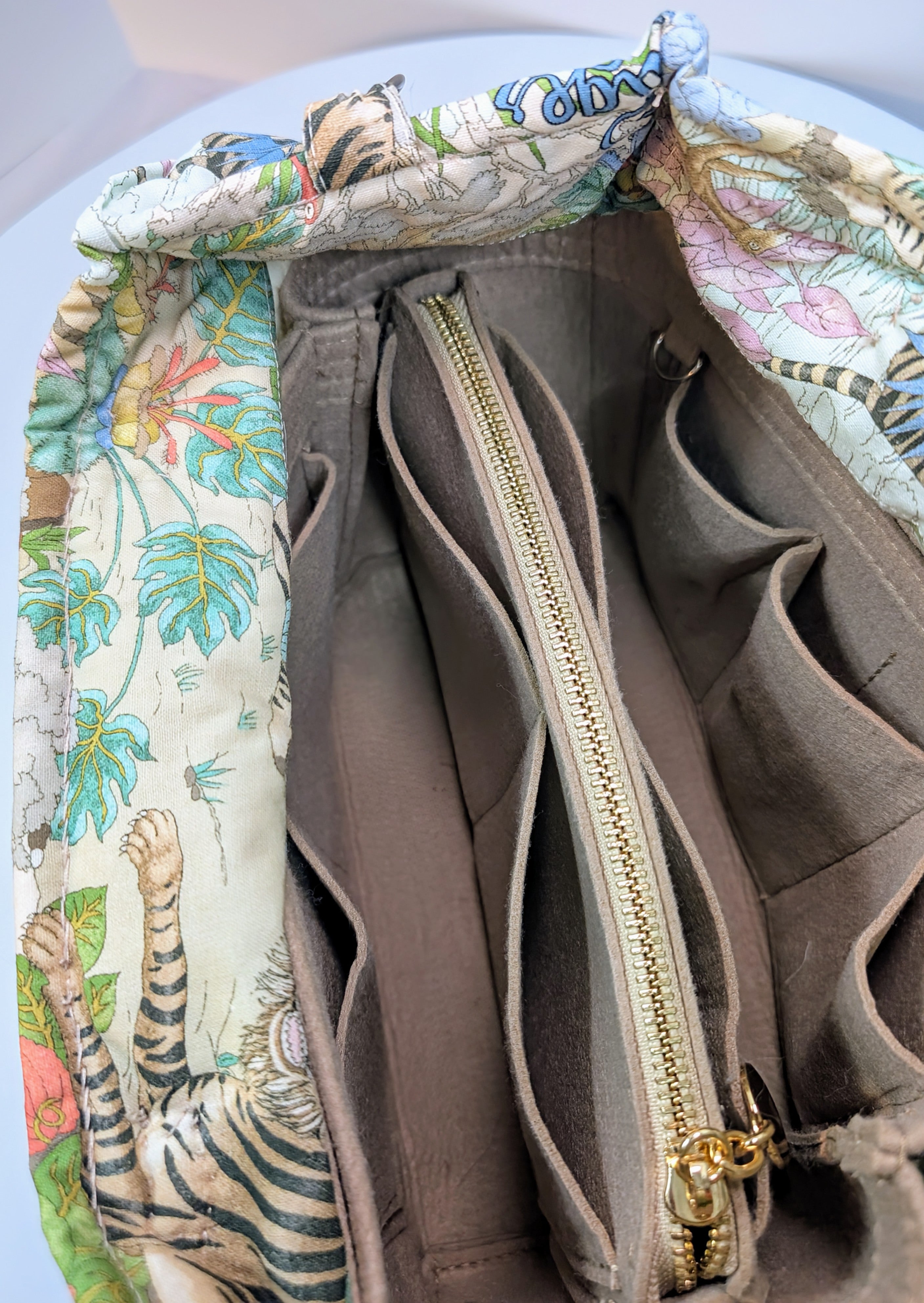 Custom Hand-Sewn Top Handle Bag from Gucci Fabric (1-of-1)