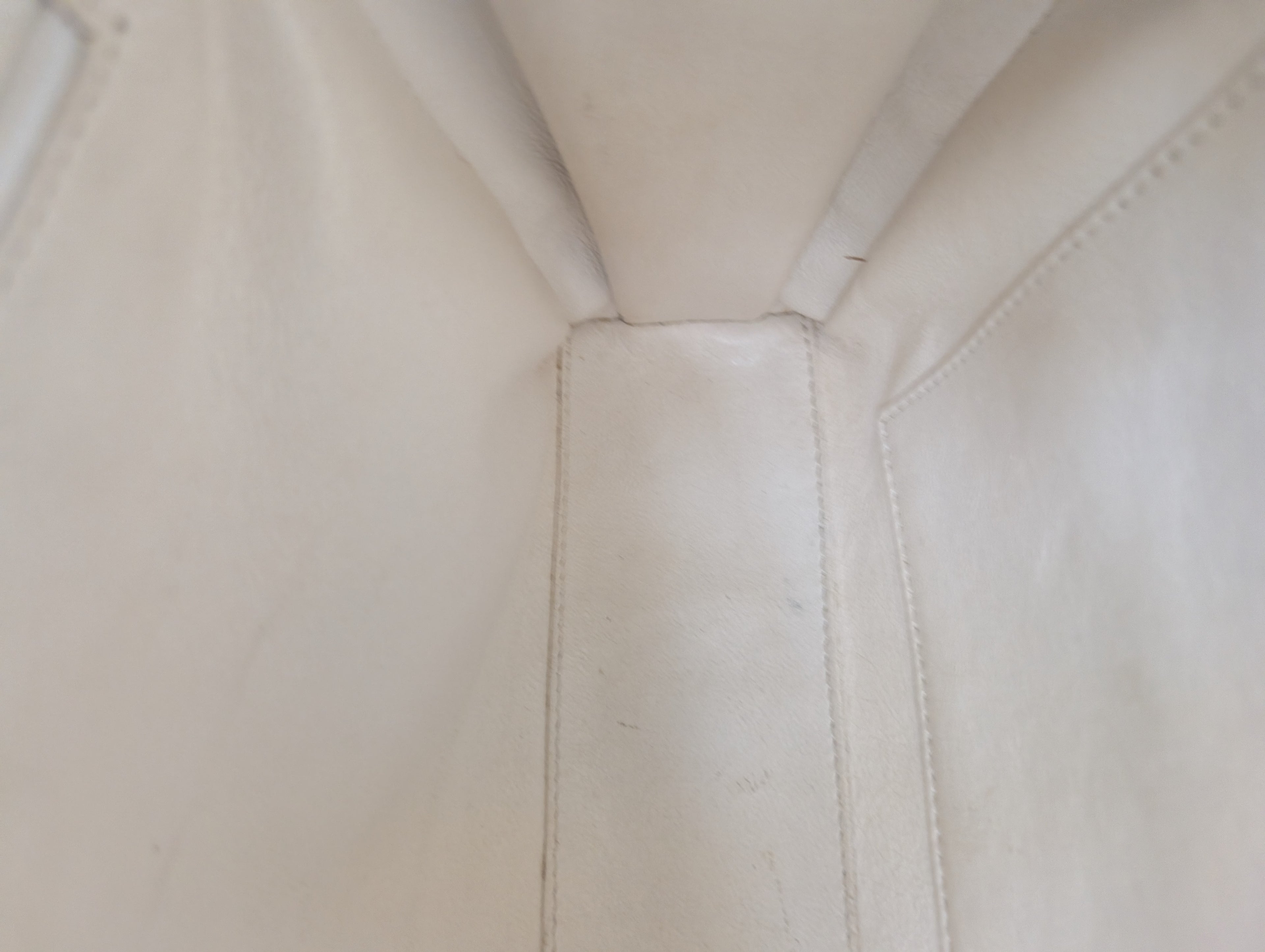 Chanel Vintage White Chocolate Bar/Camera Shoulder Bag