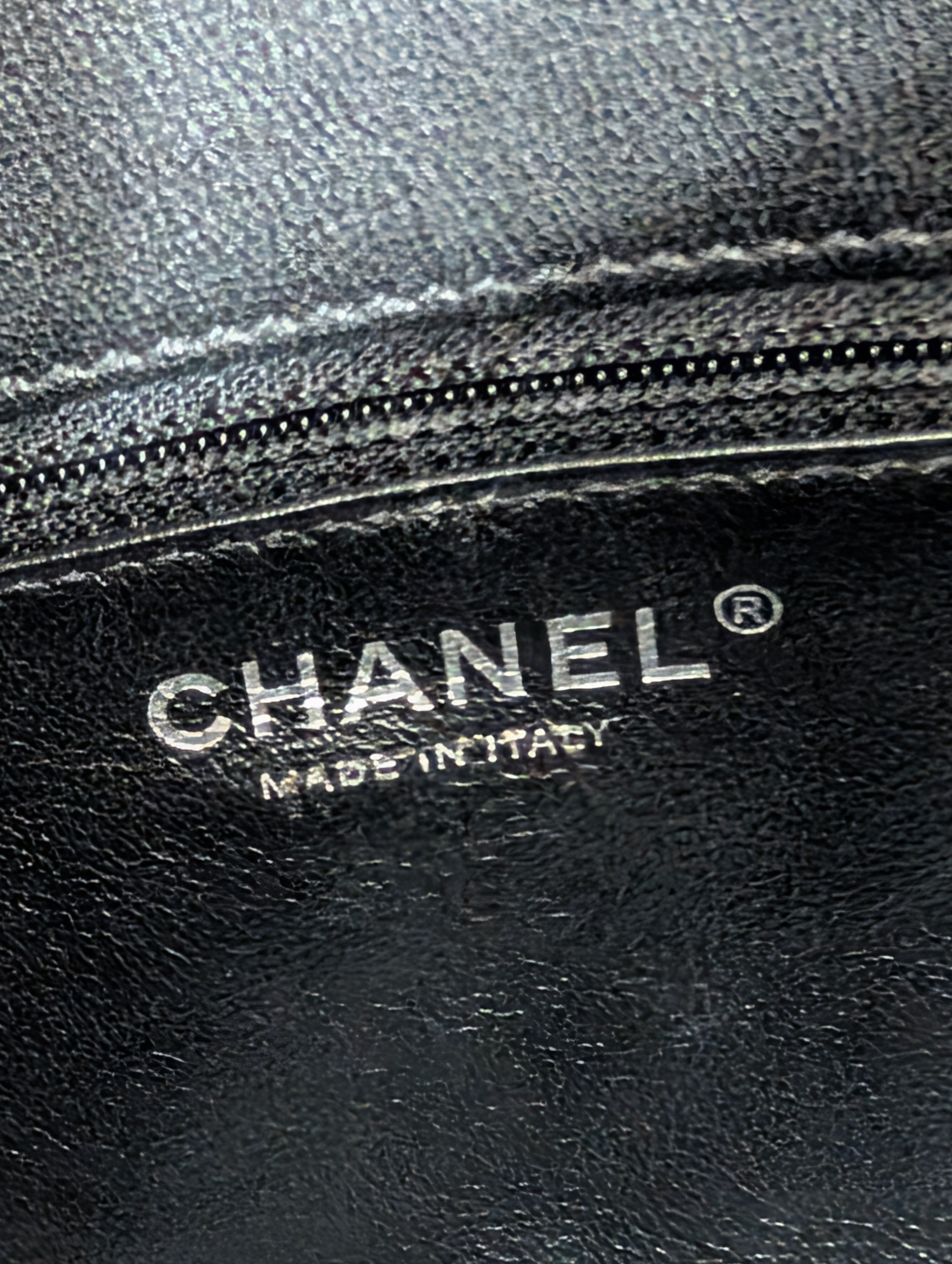 Chanel White and Black Patchwork Round Bottom Tophandle Flap Bag