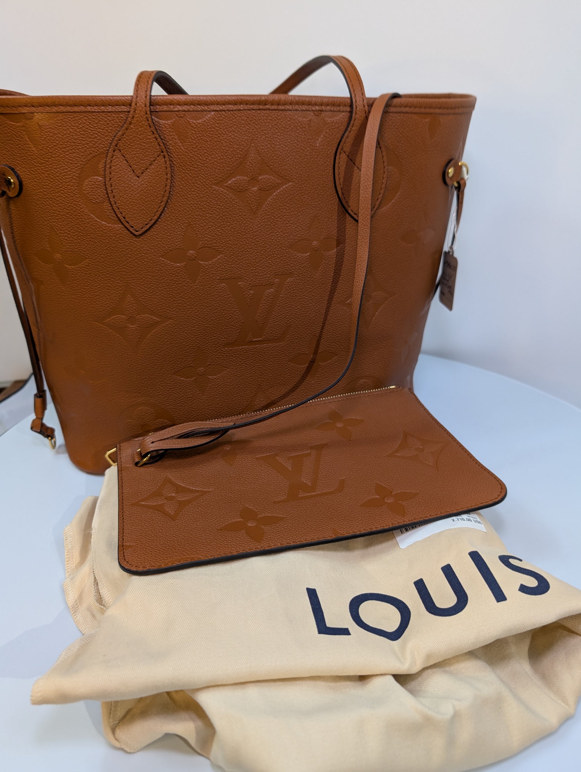 Louis Vuitton Neverfull MM in Monogram Empreinte Leather