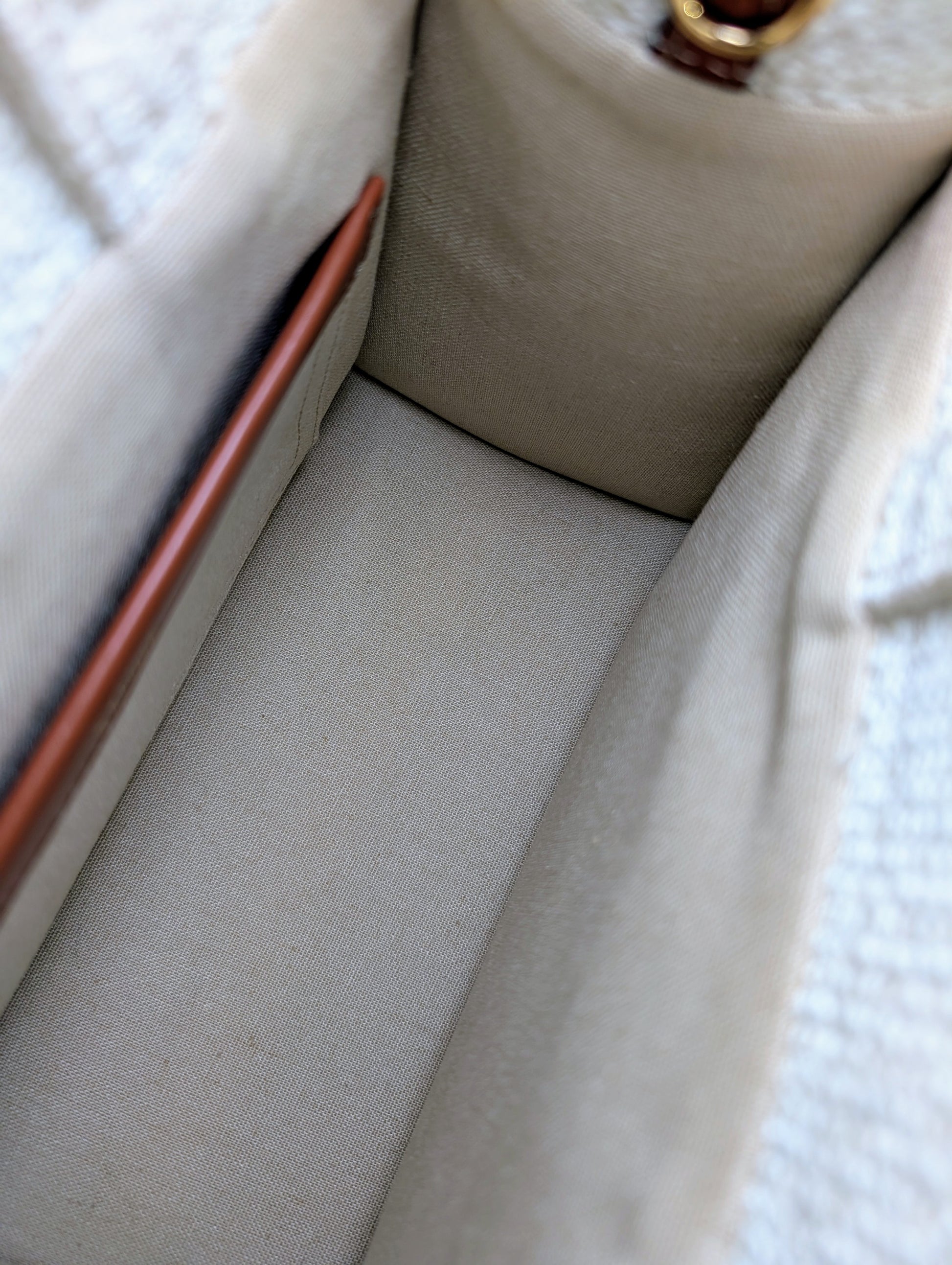 Celine Green Vertical Cabas Triomphe Tote Bag