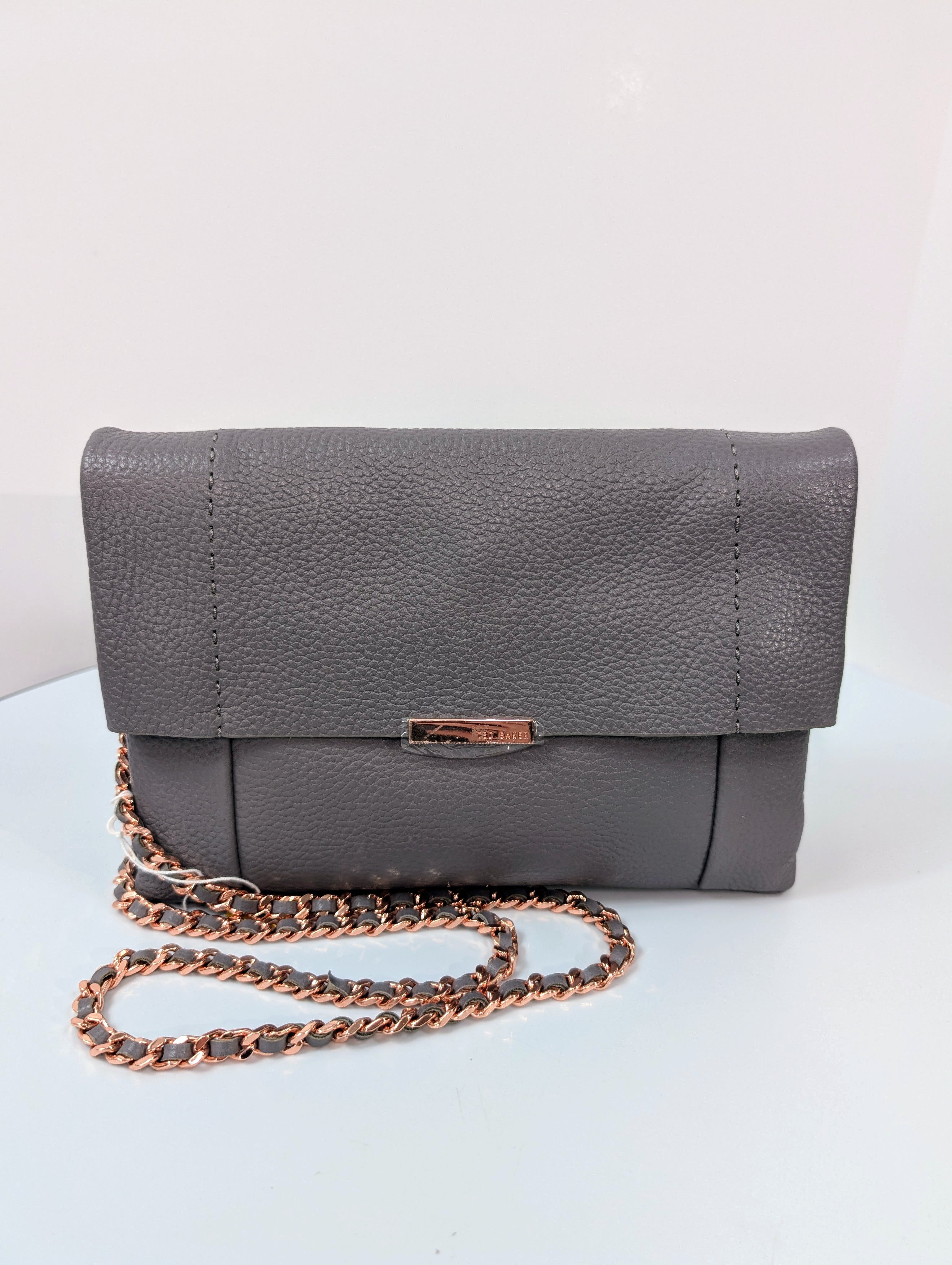 Ted Baker Gray Purple London Crossbody Bag