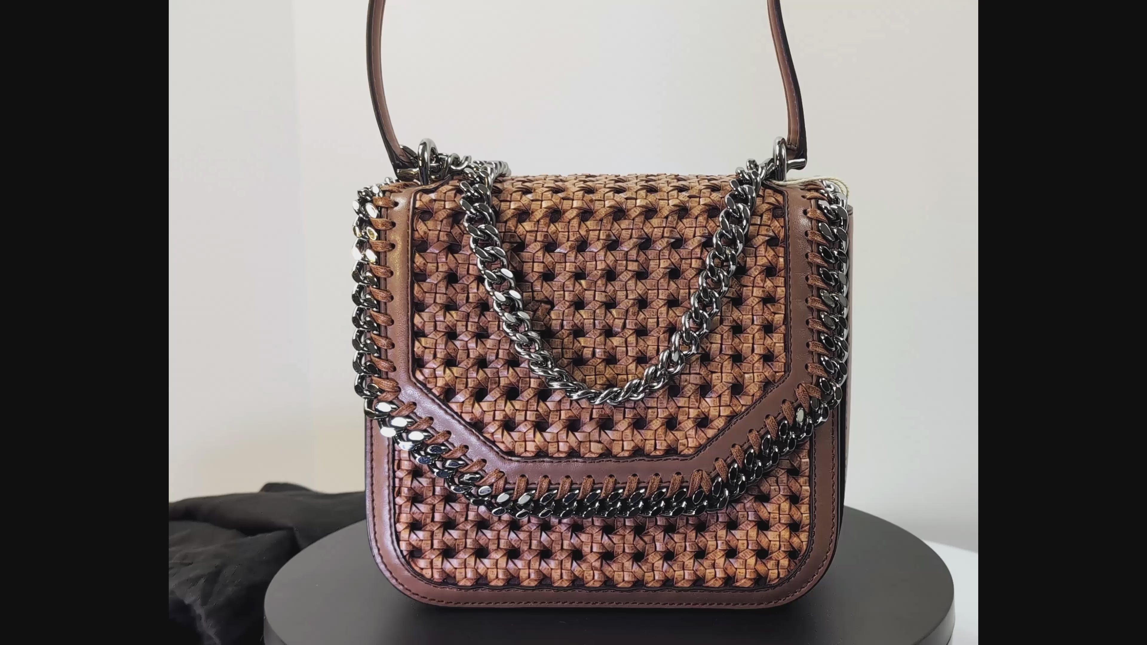 Stella McCartney Light Terracotta Falabella Mini Crossbody Bag