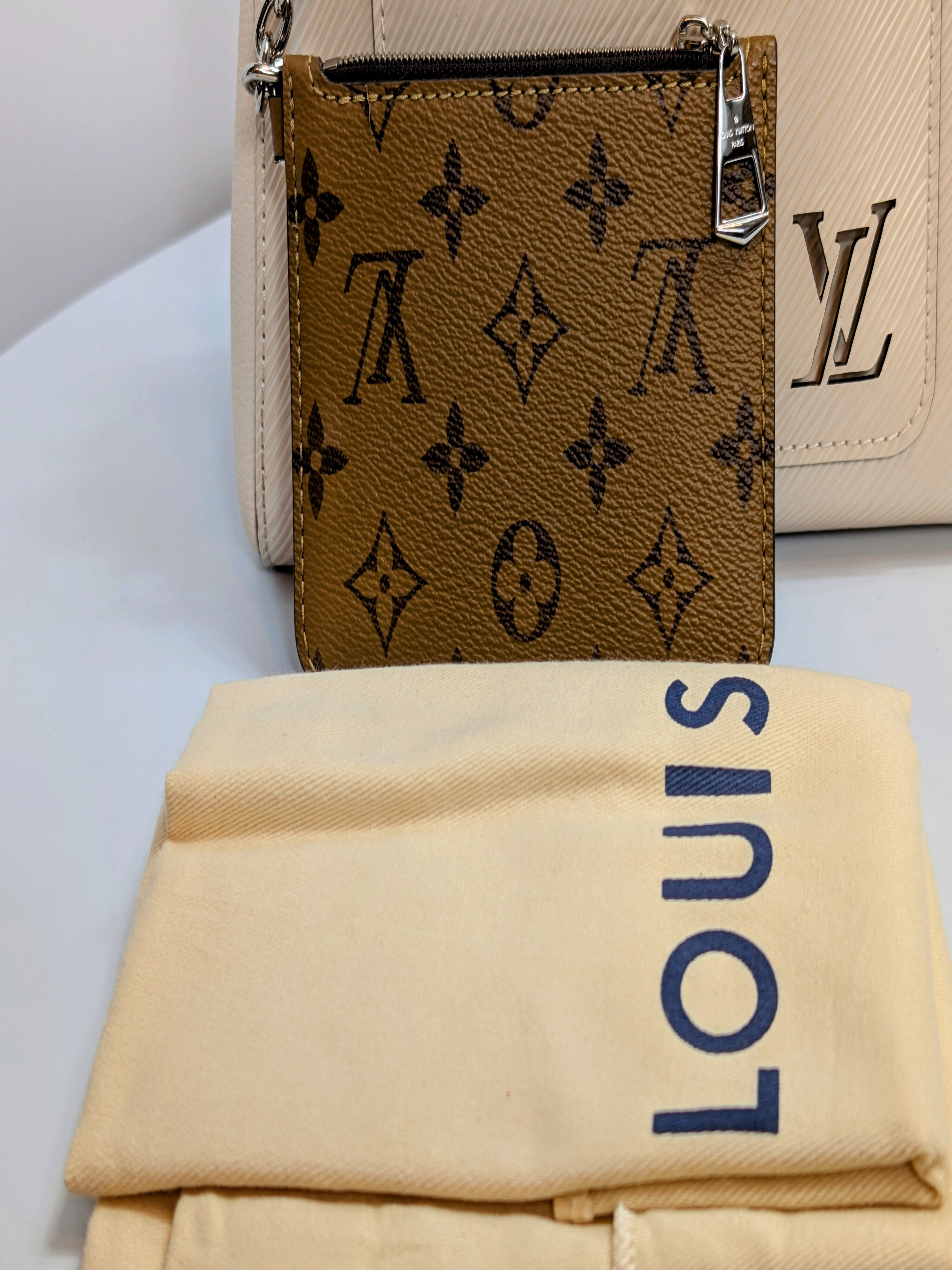 Louis Vuitton Cream Marelle BB Tophandle Bag