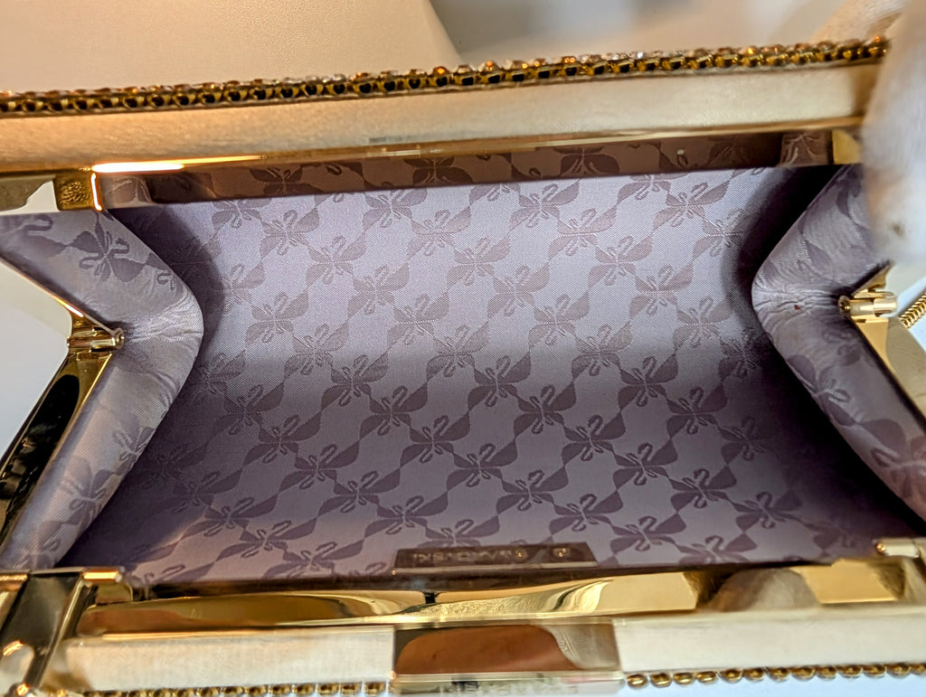 Swarovski Crystal-Encrusted Clutch Bag