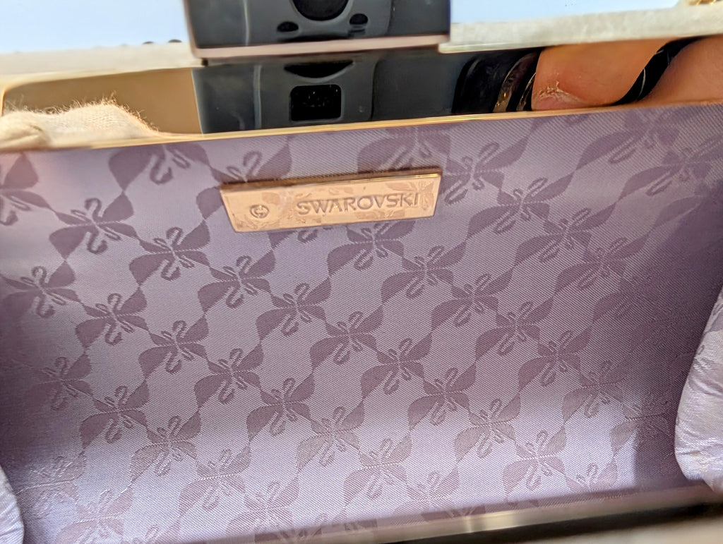 Swarovski Crystal-Encrusted Clutch Bag