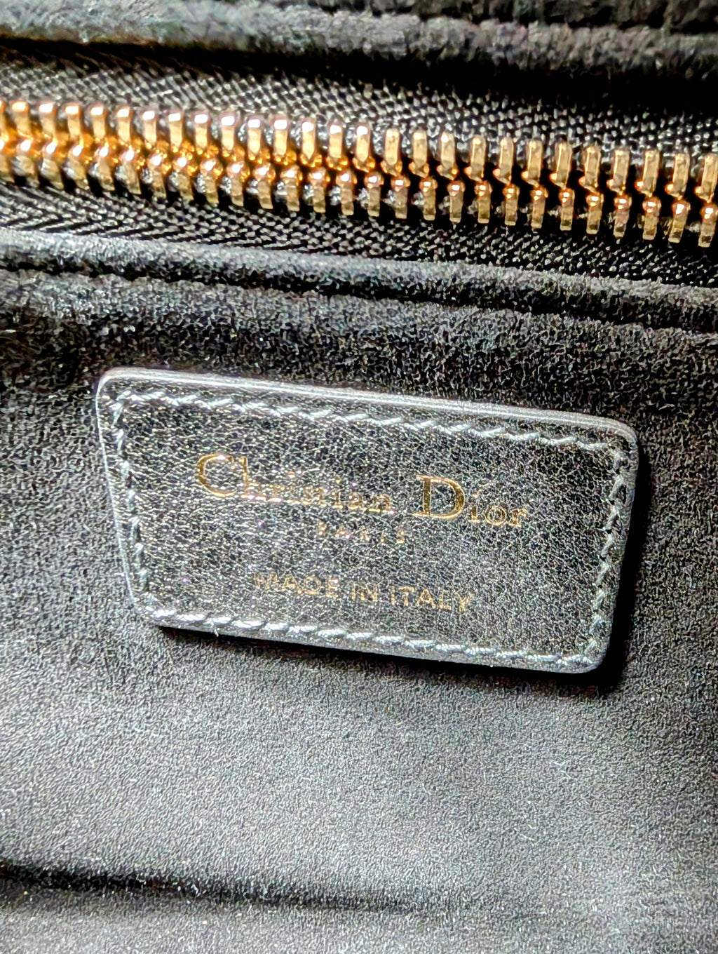 Dior Lady Dior Metallic Gray Cannage My ABCDior Bag