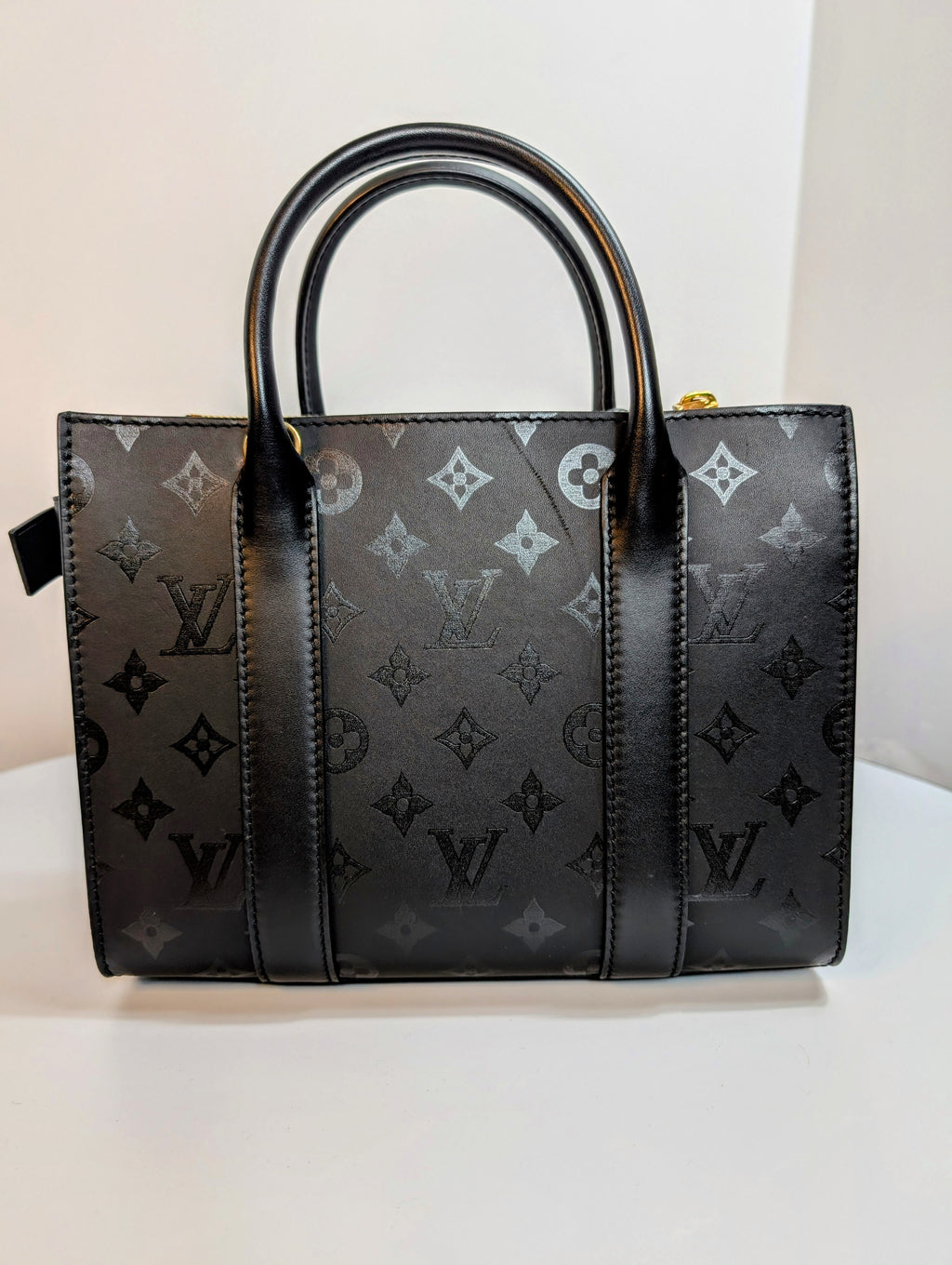 Louis Vuitton Black "Very" Tote BB Noir Monogram BB Handbag