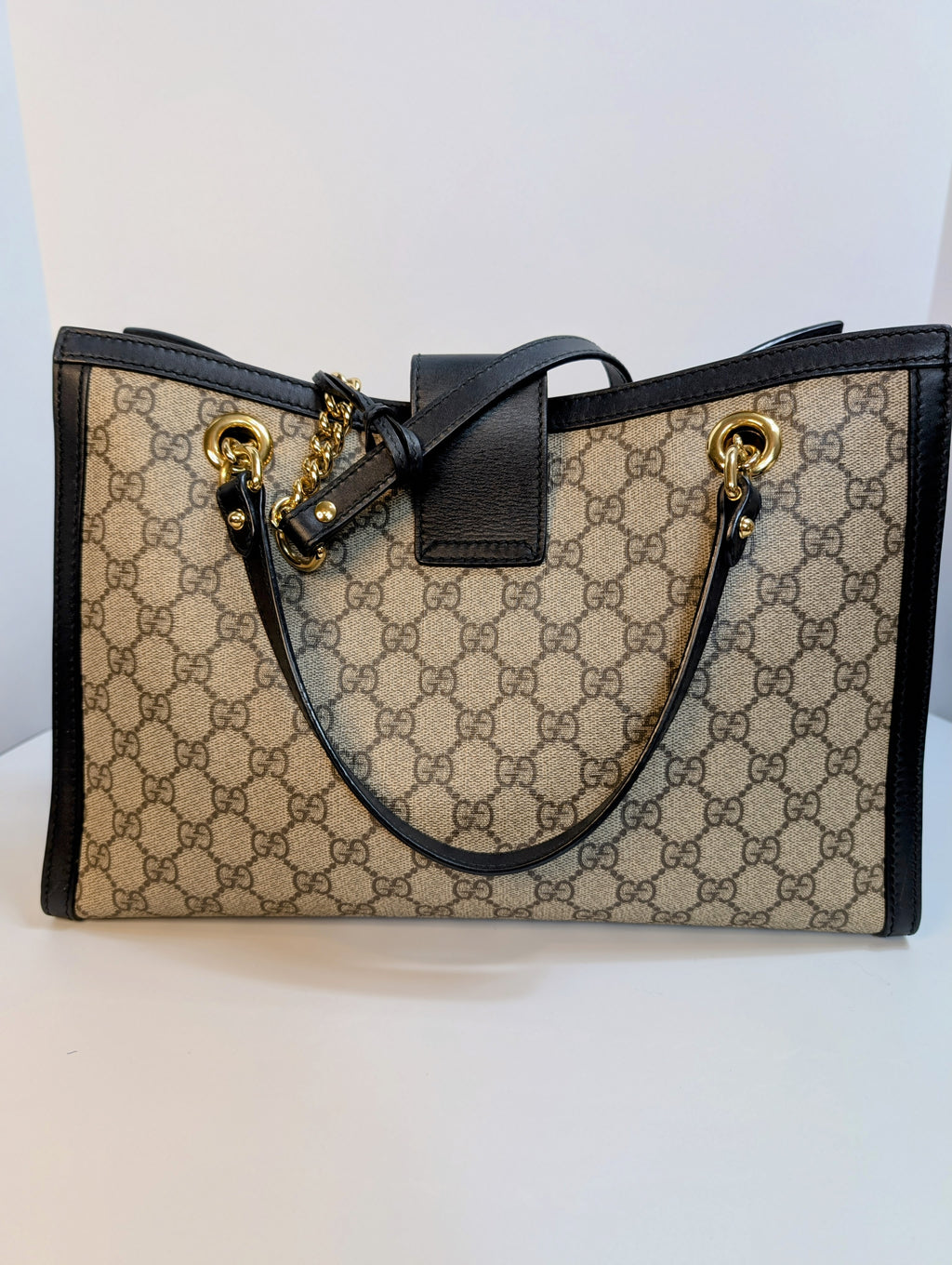 Gucci GG Supreme Padlock Large Tote Bag