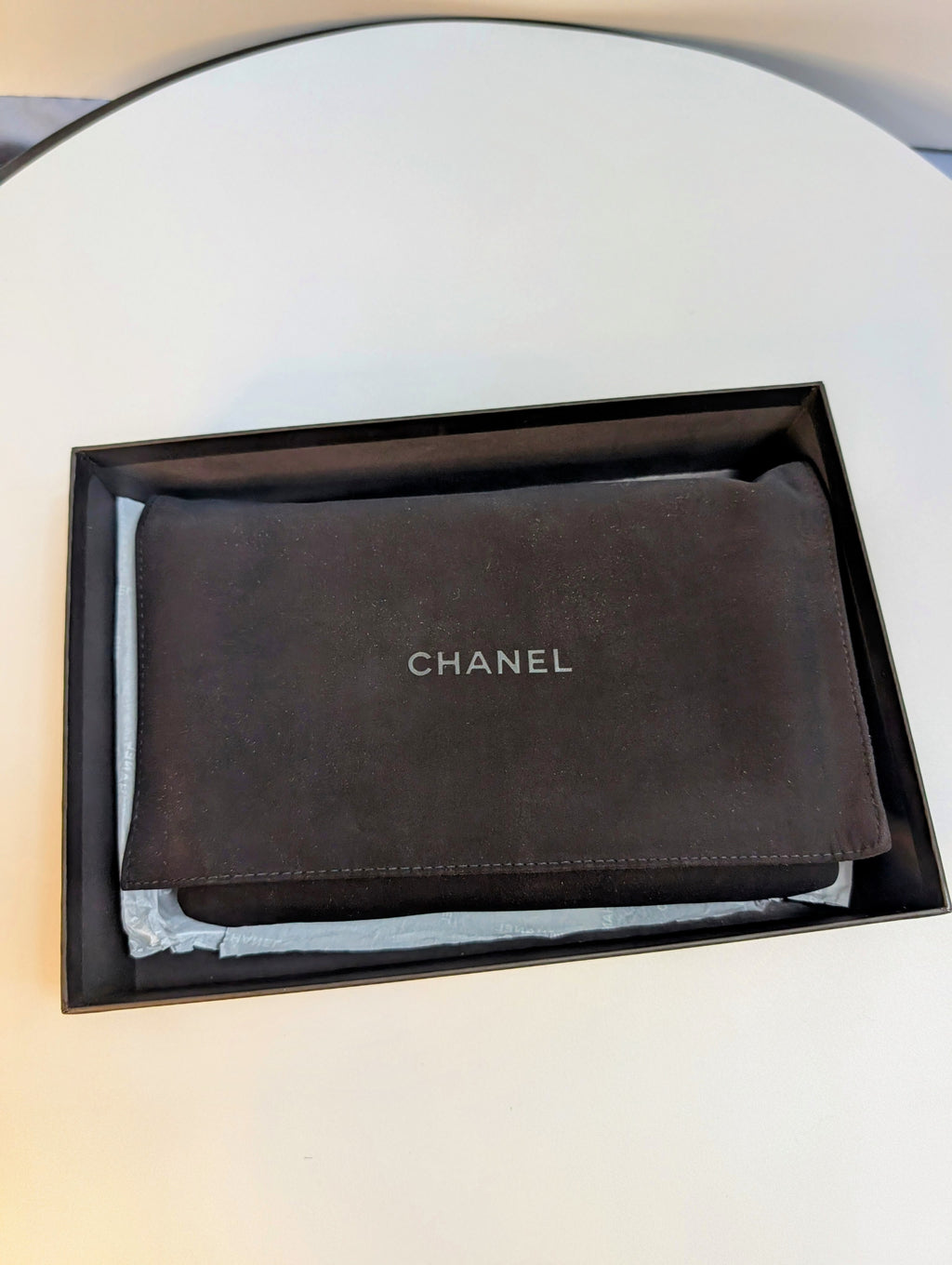 Chanel Black Quilted Caviar Leather Classic Wallet on Chain (WOC)